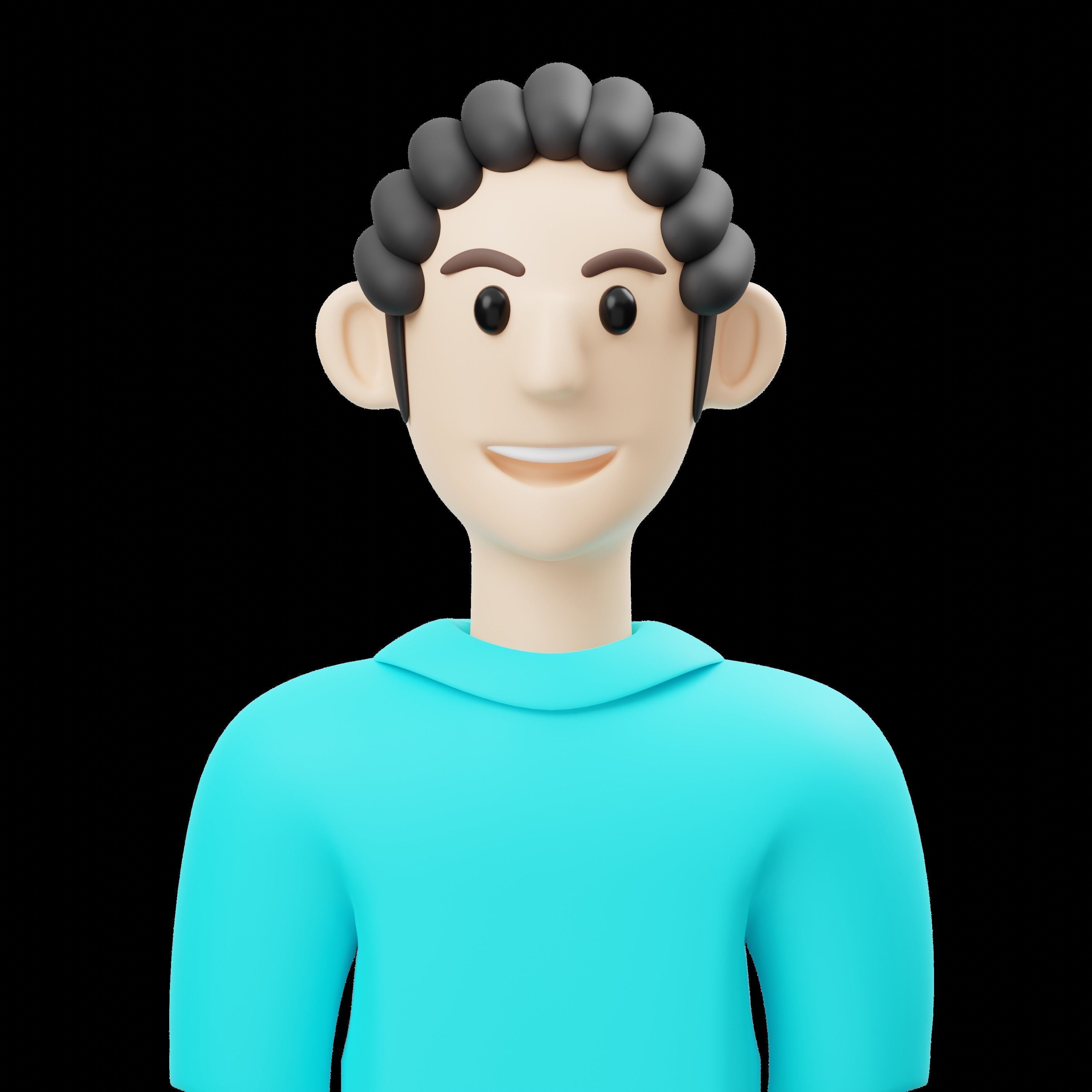 Avatar V3 3D Render Illustration 3D model_3