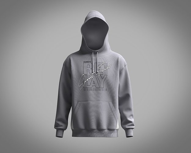 Hoodie-Relay hoodie 3D model
