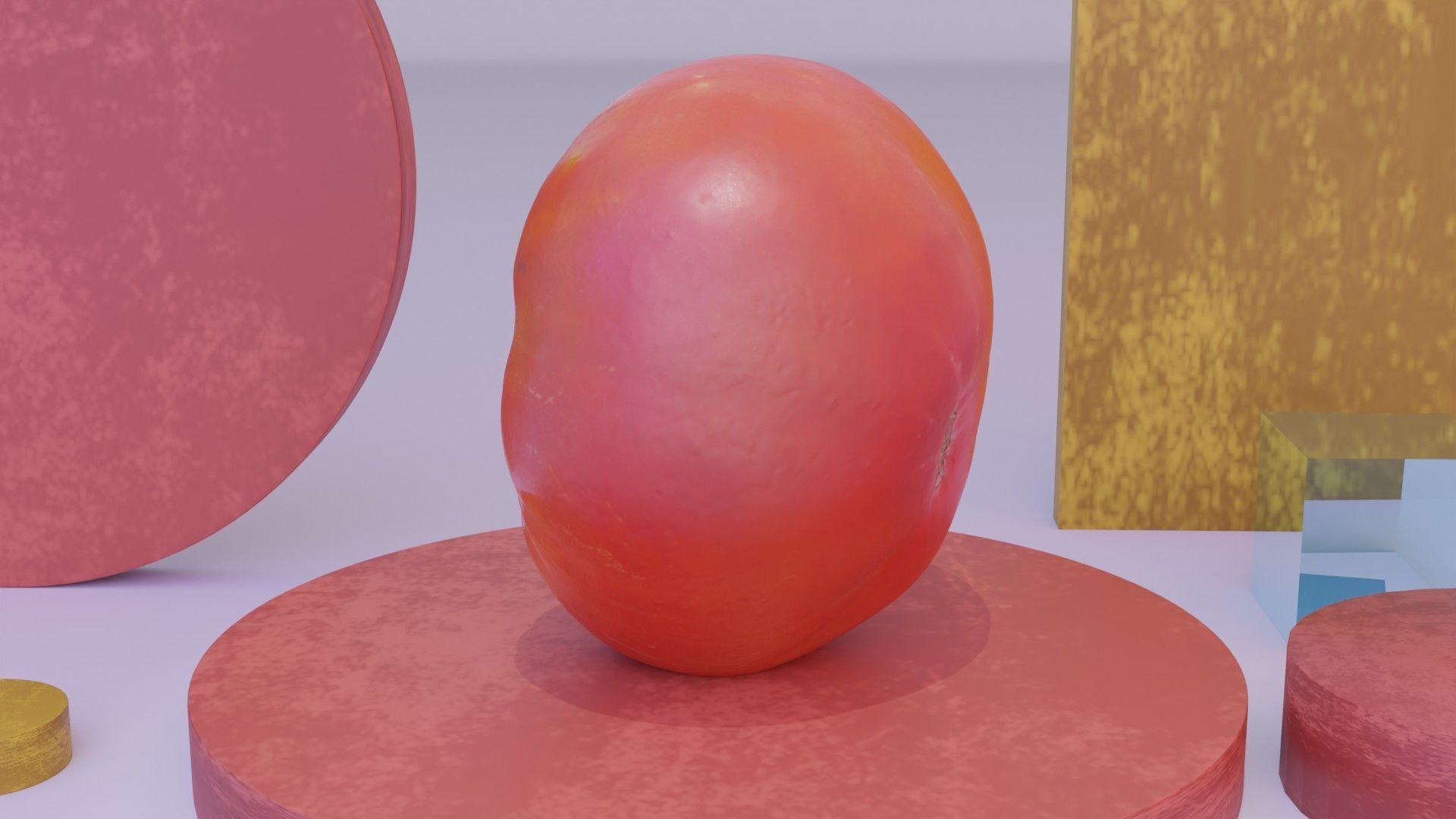 Tomato 01 high-poly 3D model_8