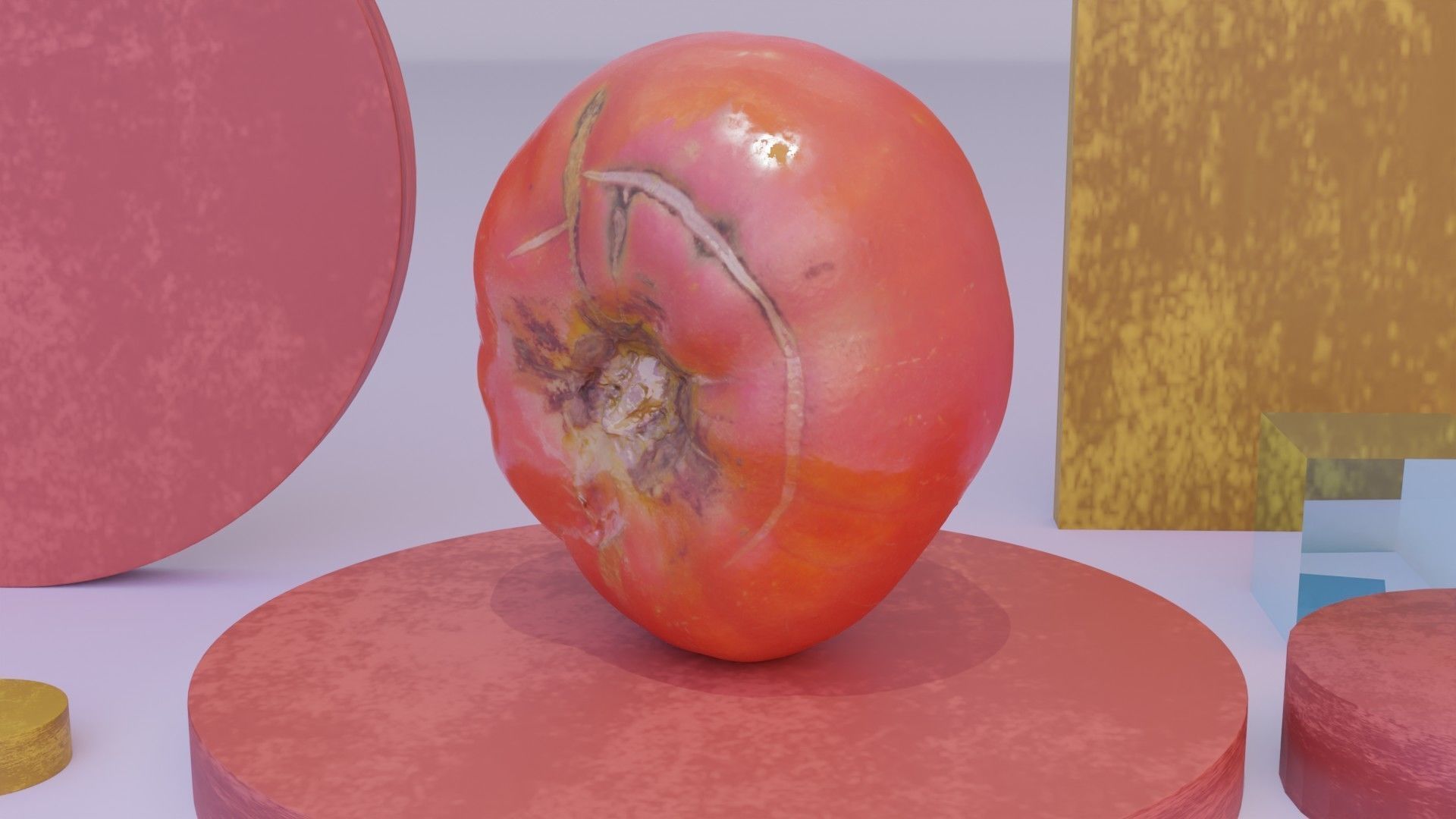 Tomato 01 high-poly 3D model_10