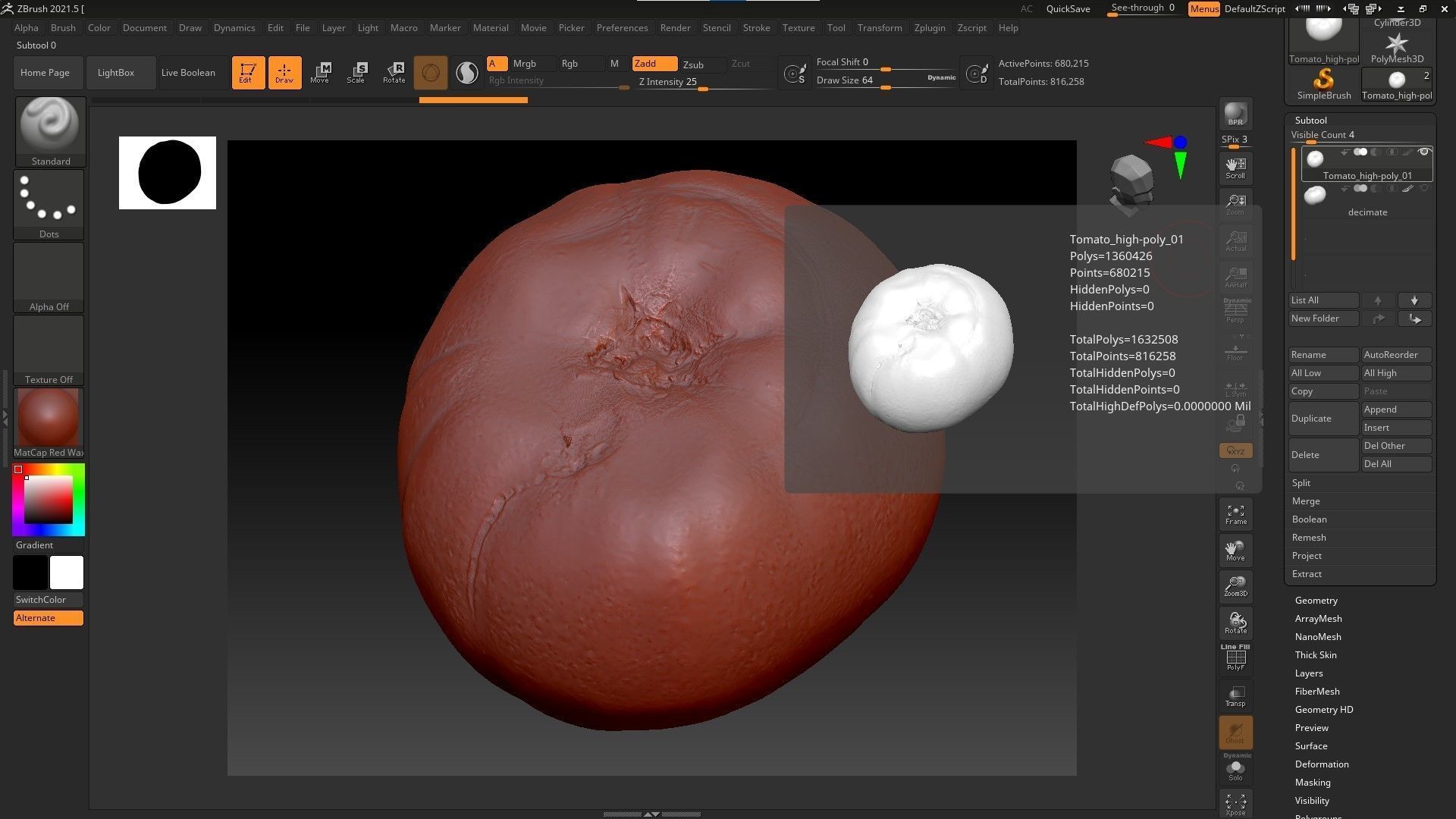 Tomato 01 high-poly 3D model_34