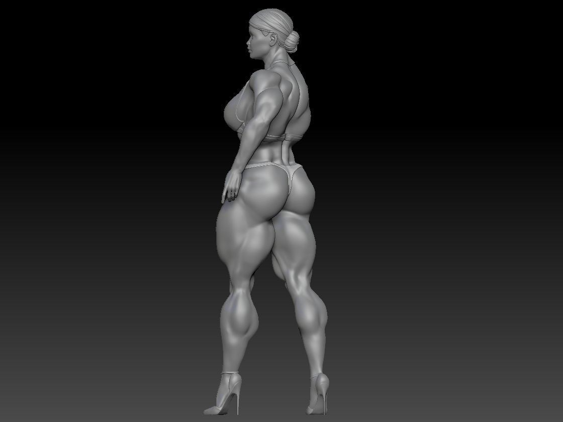 BODYBUILDING WOMAN 2 3D print model_1