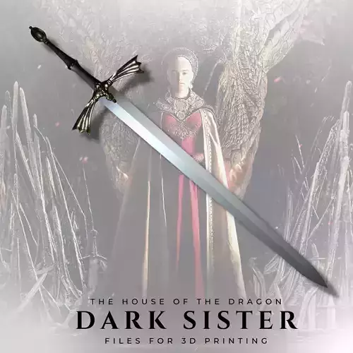 Dark Sister from the House of the Dragon 3D print model