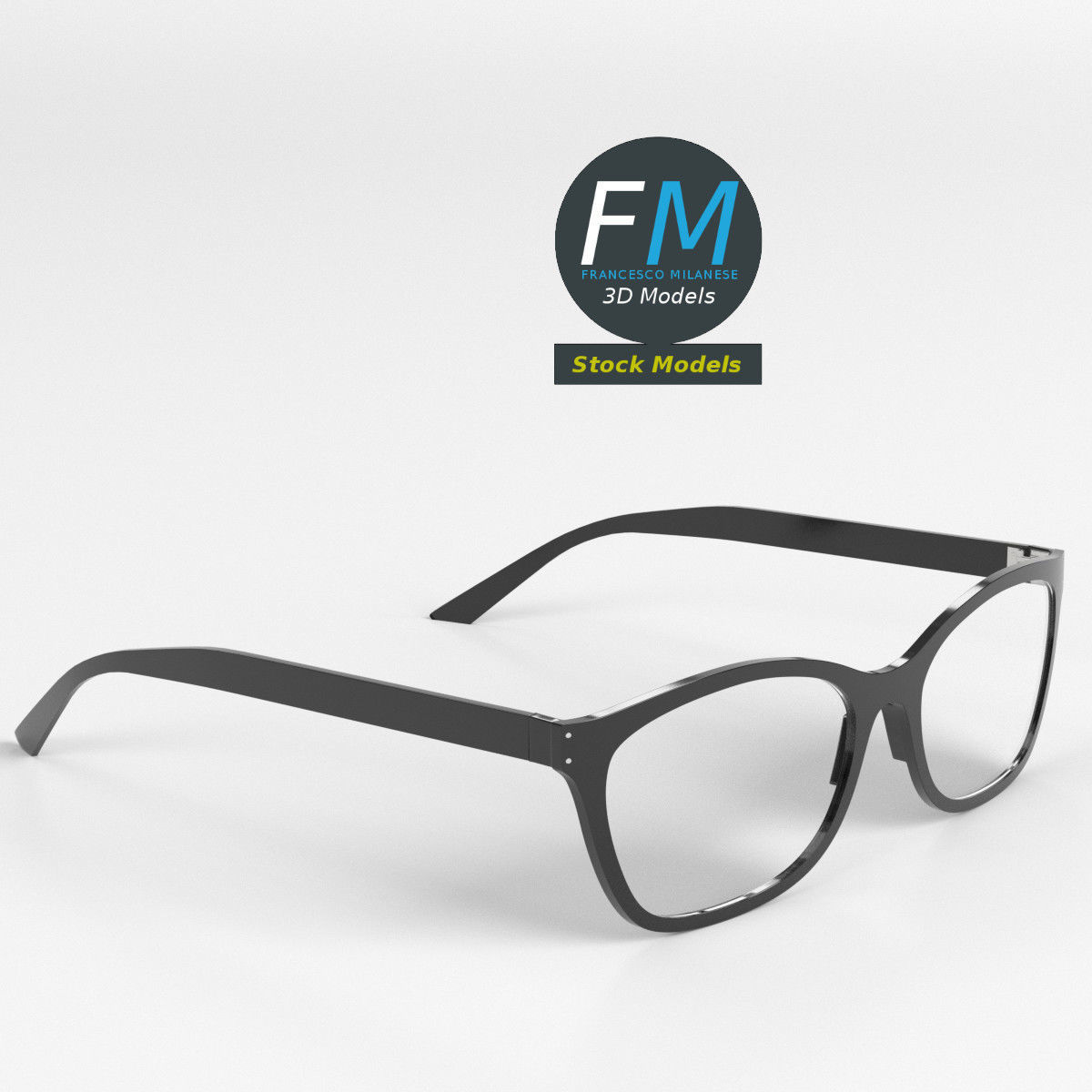 Glasses Wellington 3D model_3
