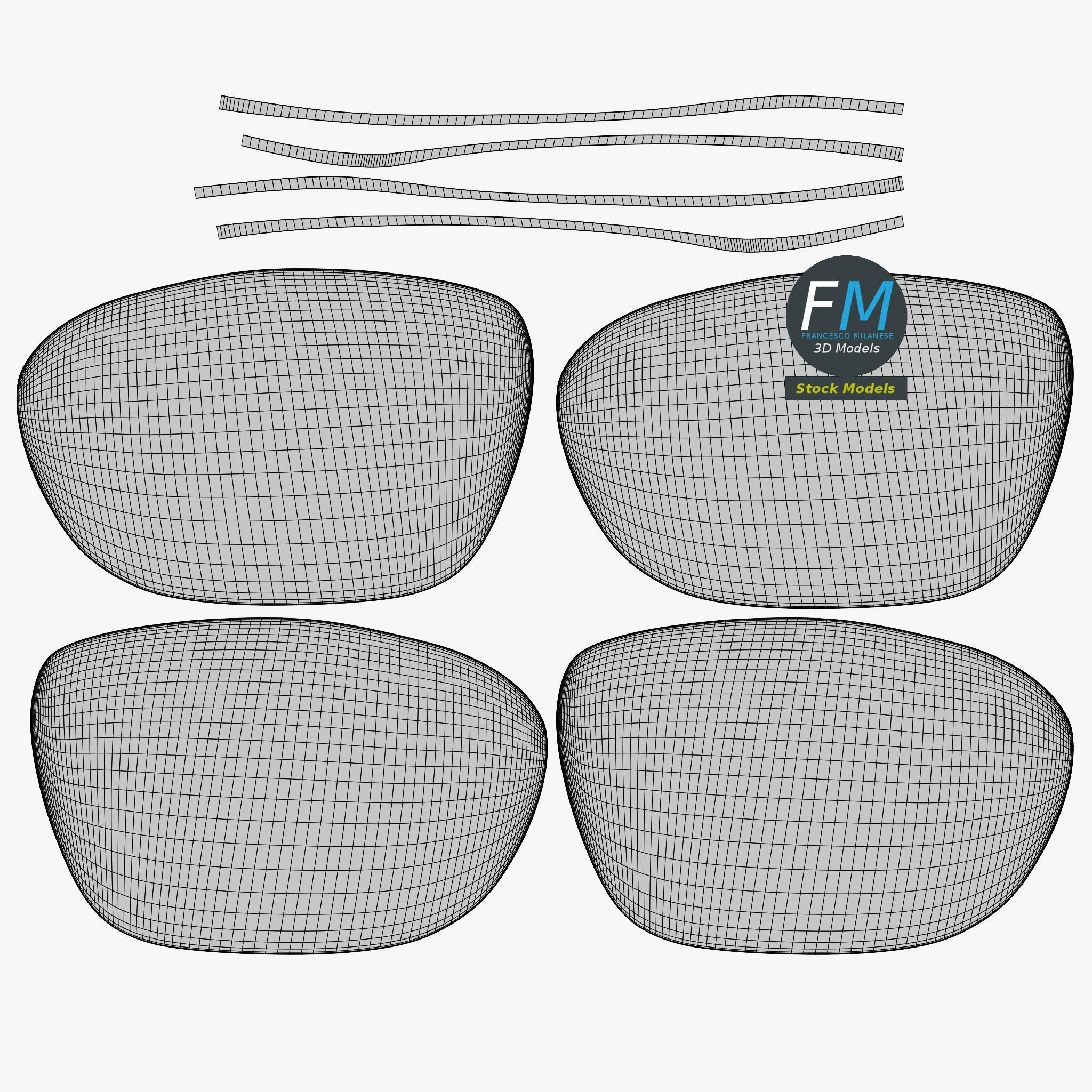 Glasses Wellington 3D model_12