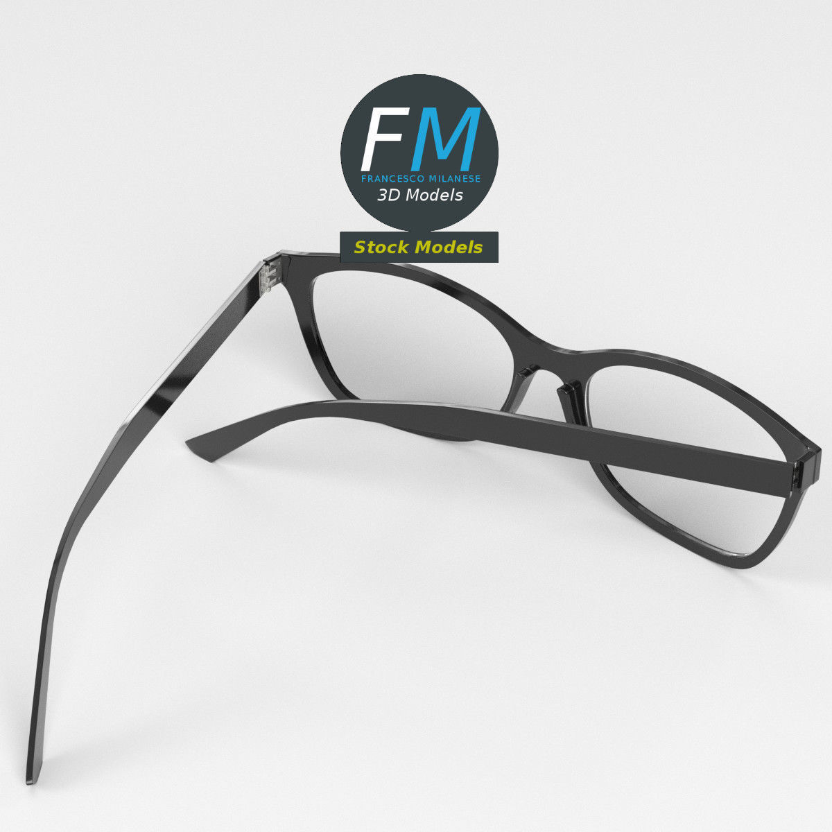 Glasses Wellington 3D model_2