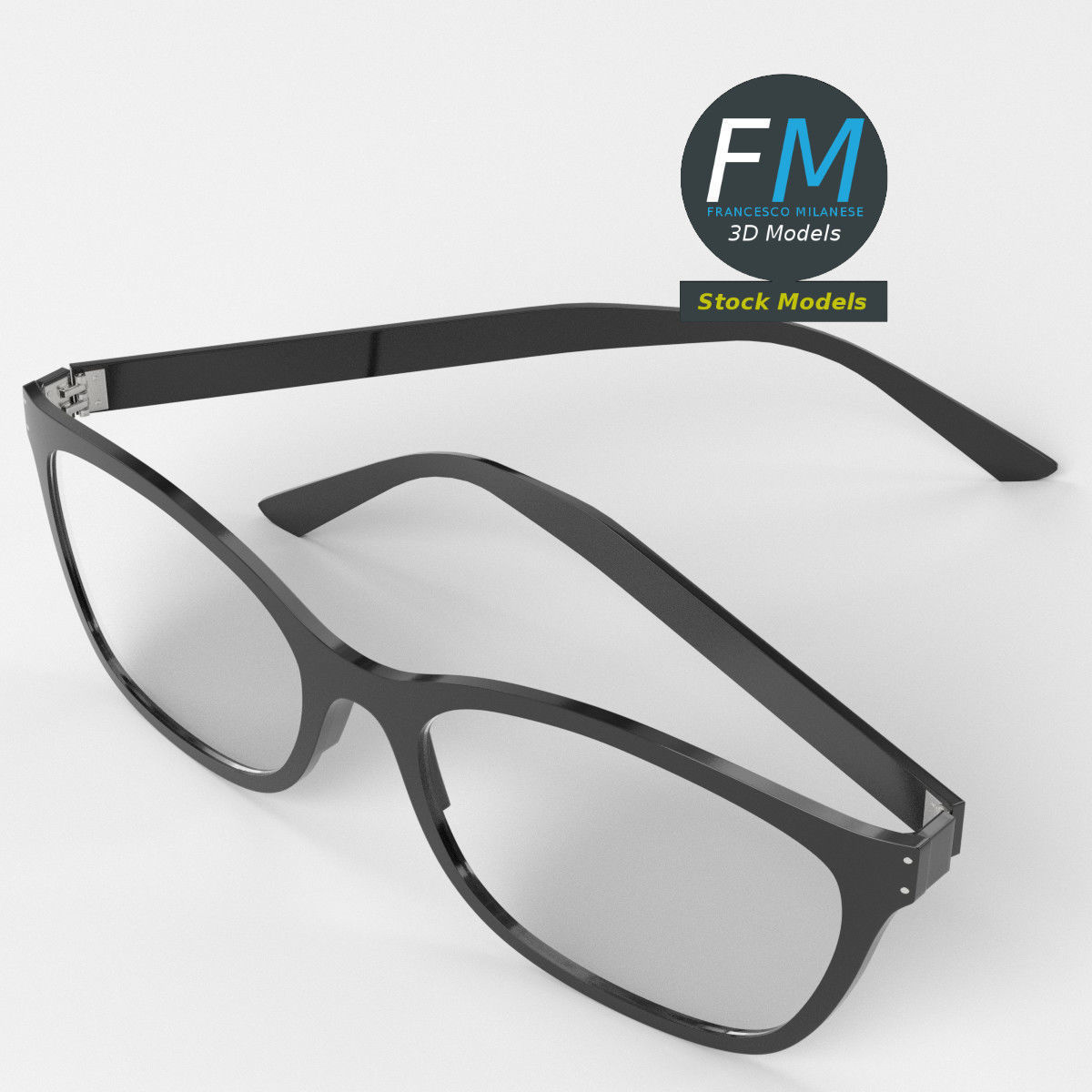 Glasses Wellington 3D model_5
