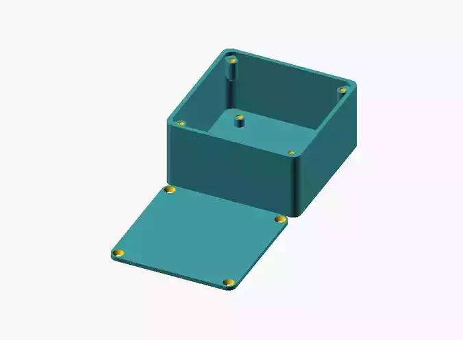 Universal BOX for PCB - OpenSCAD parametrizable Free 3D print model