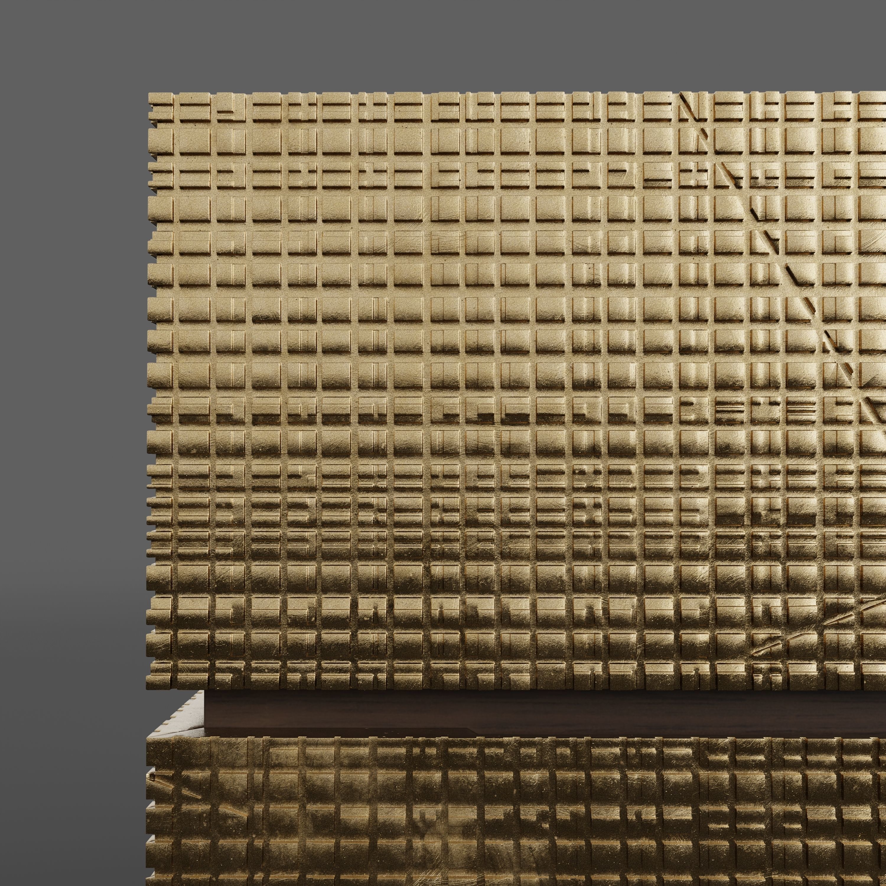 BD 06 Bedside Table with interior designed by Bartoli Design 3D model_7