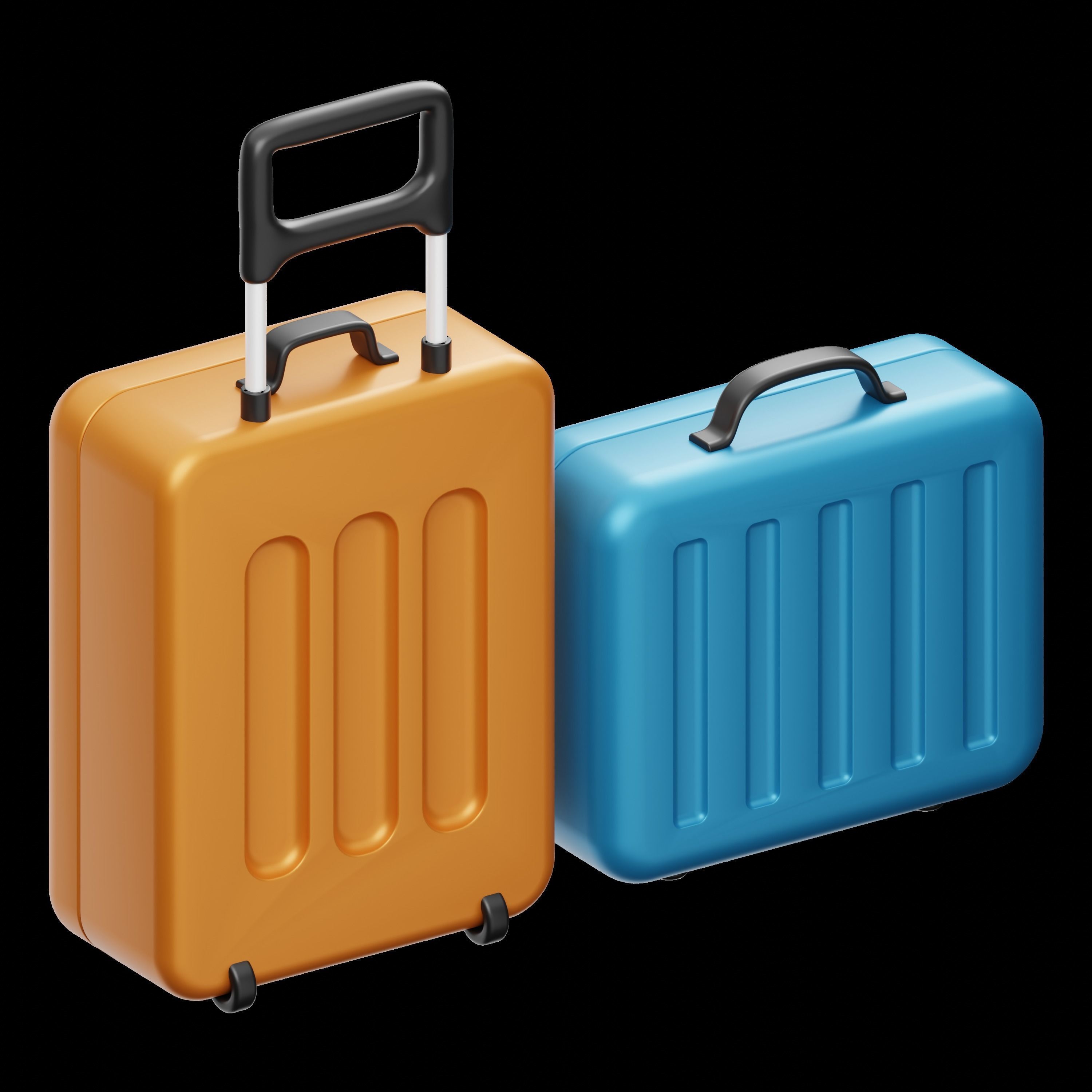 Summer 3D Illustration Low-poly 3D model_20