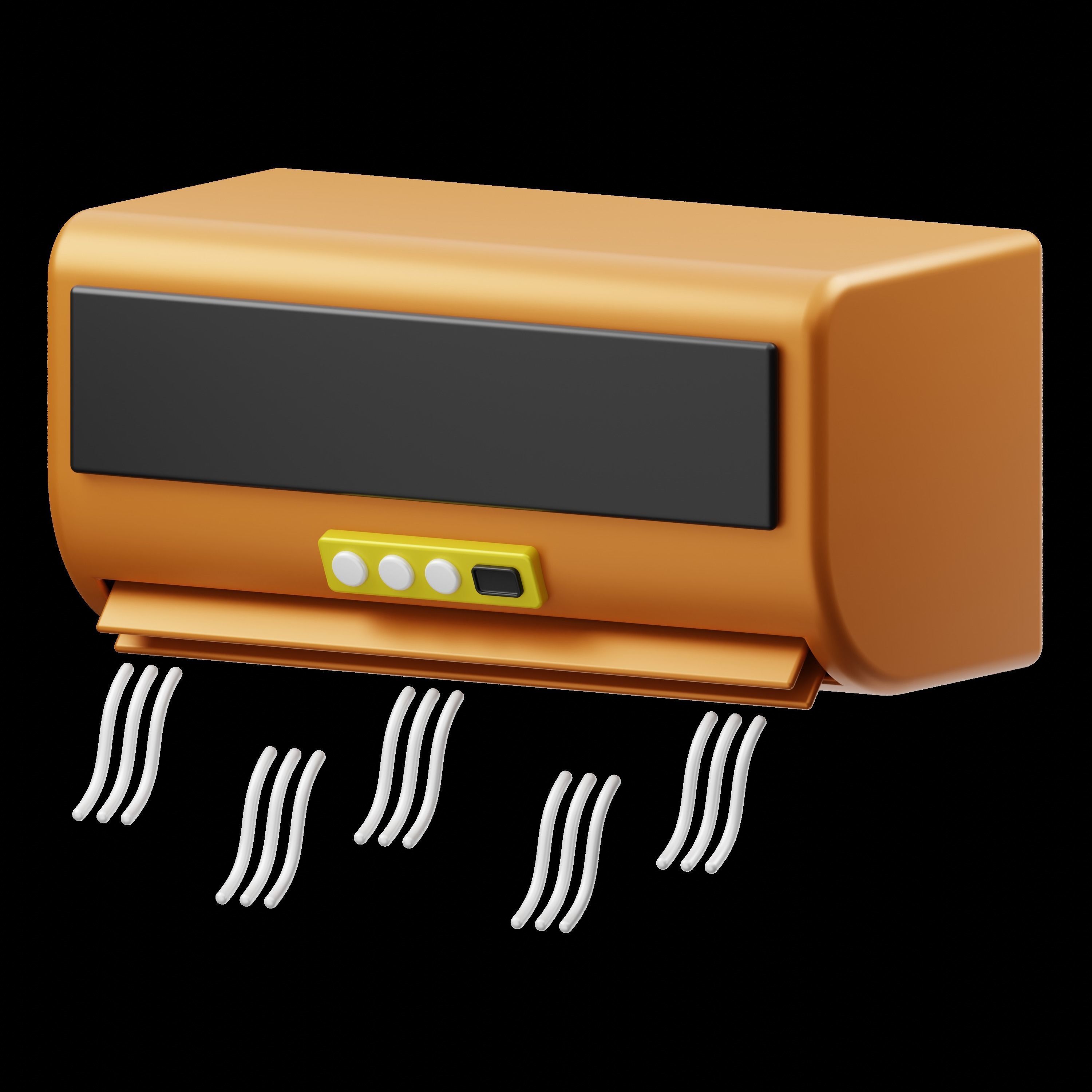 Summer 3D Illustration Low-poly 3D model_1