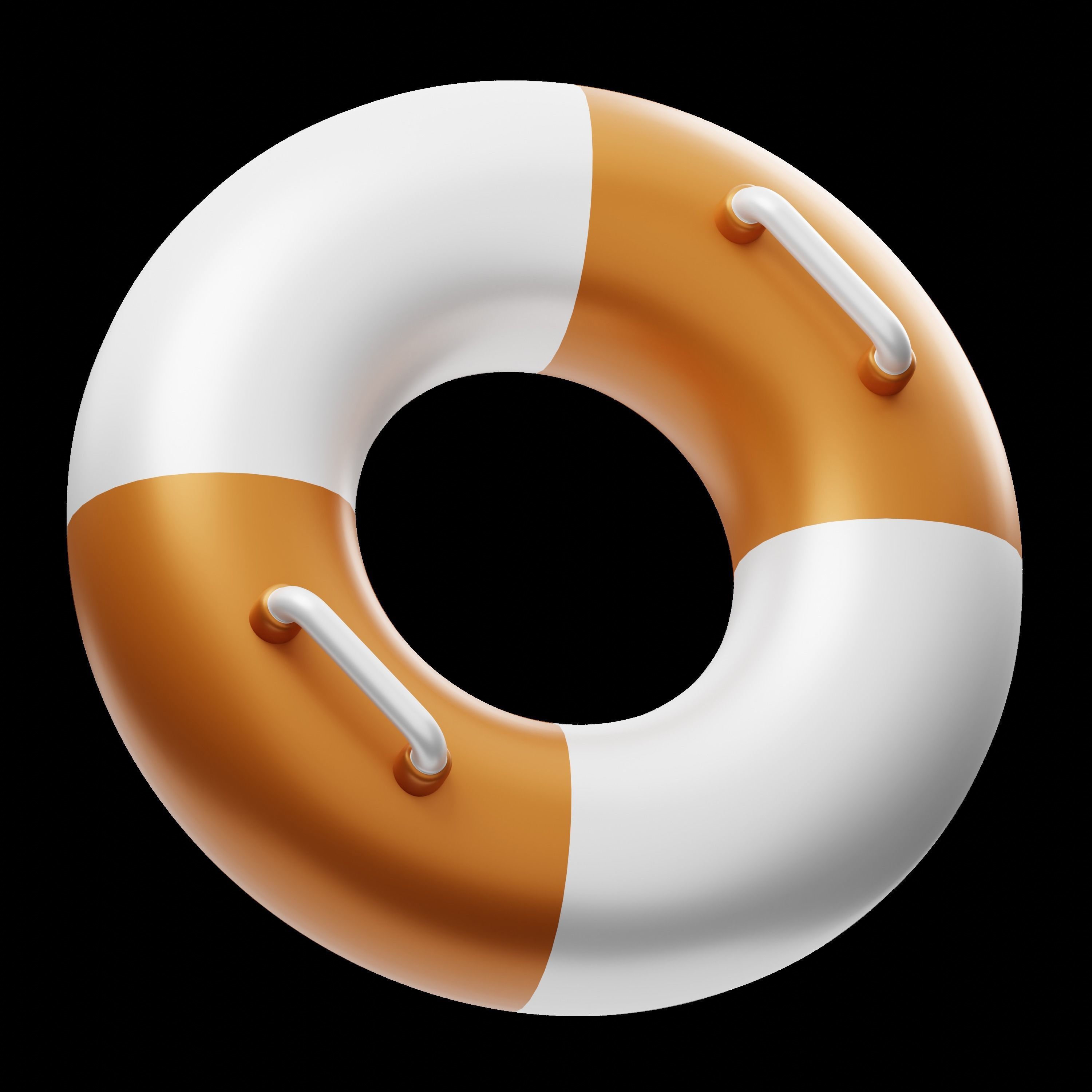 Summer 3D Illustration Low-poly 3D model_15