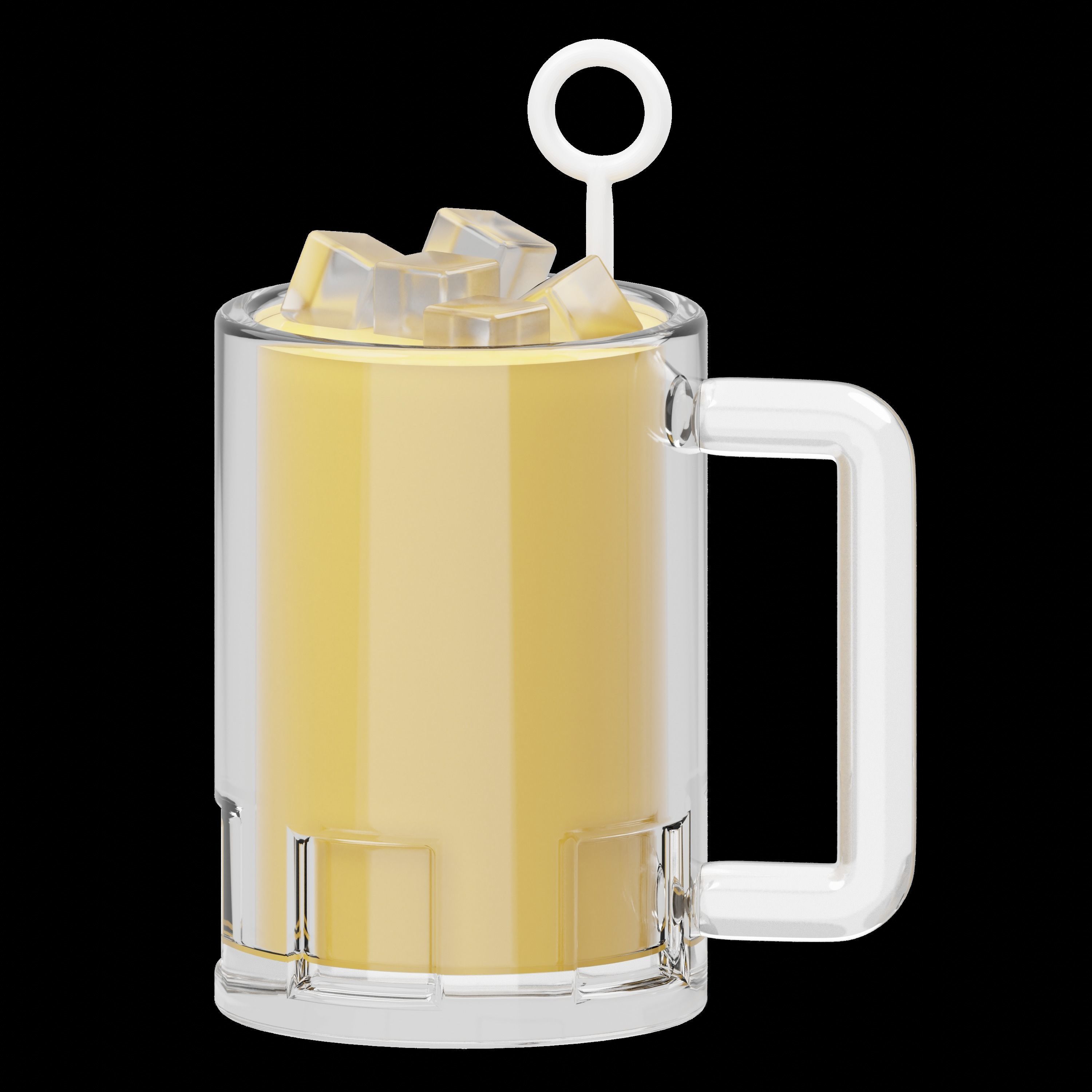 Summer 3D Illustration Low-poly 3D model_9