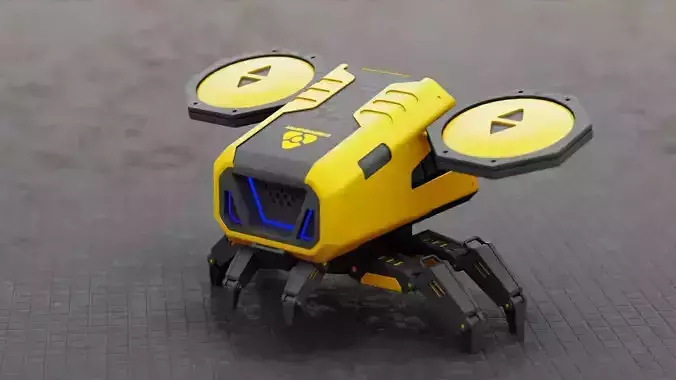 FLY BOT RIGGED