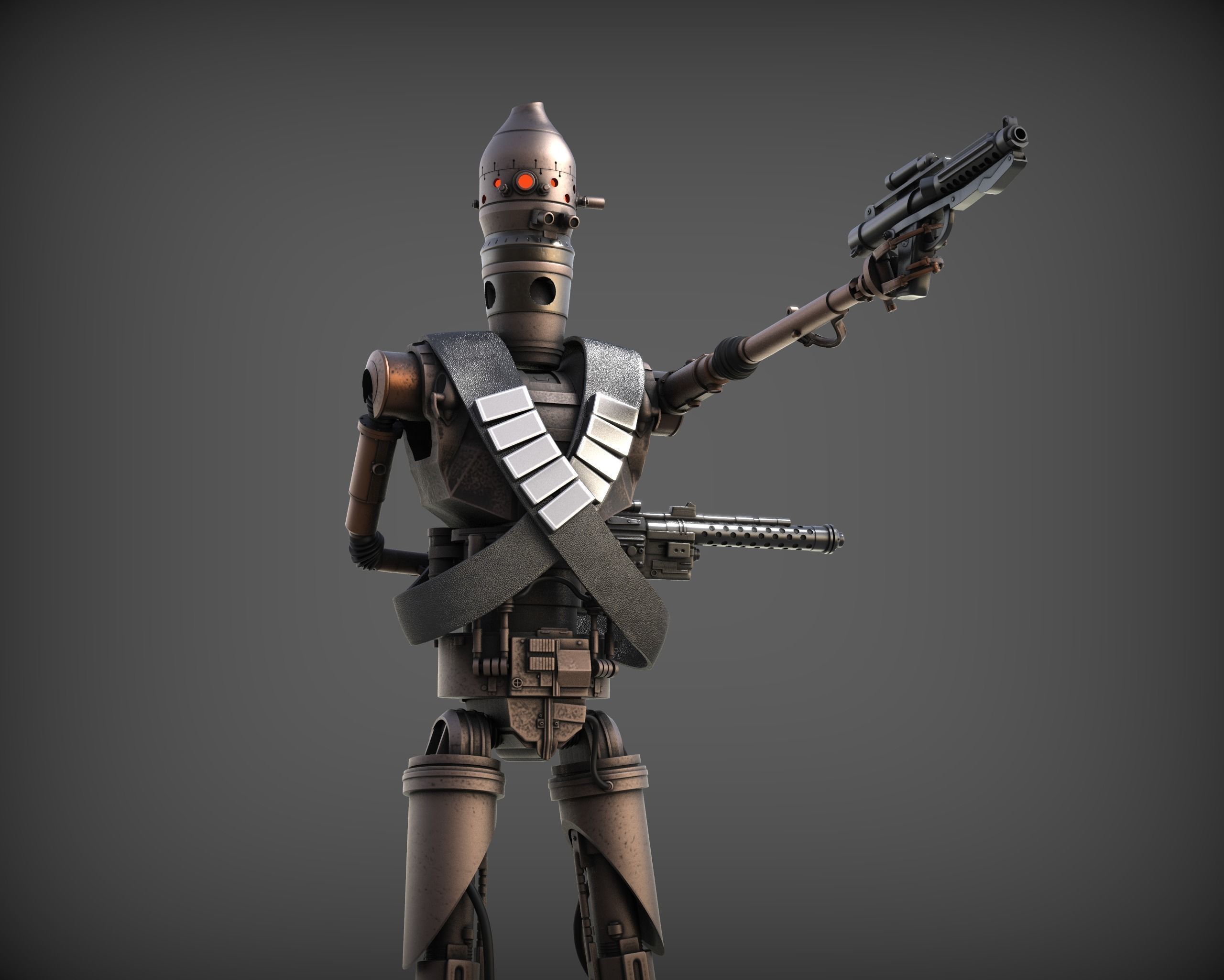 IG-11 from mandalorian 3D print model_4