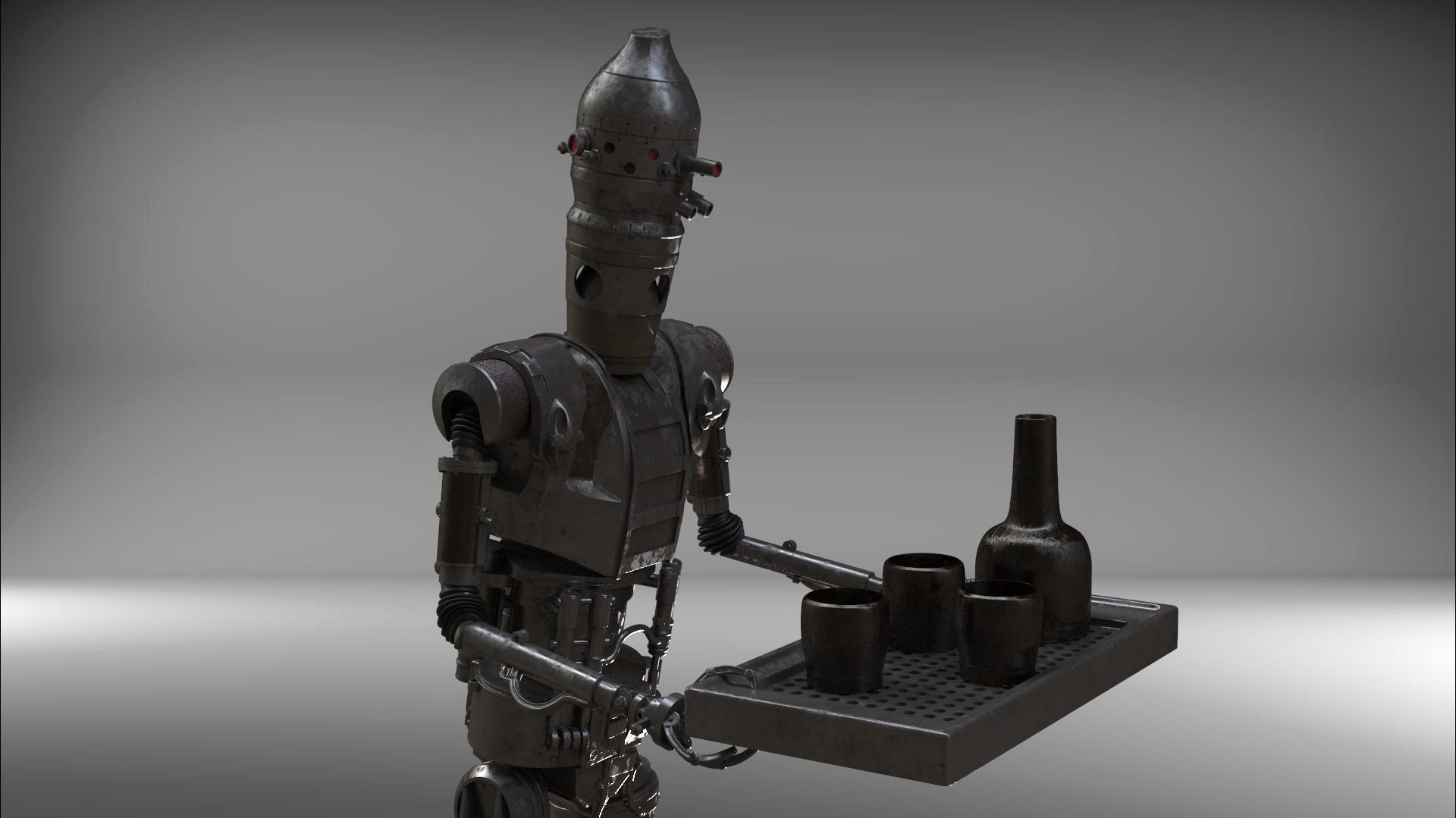 IG-11 from mandalorian 3D print model_9