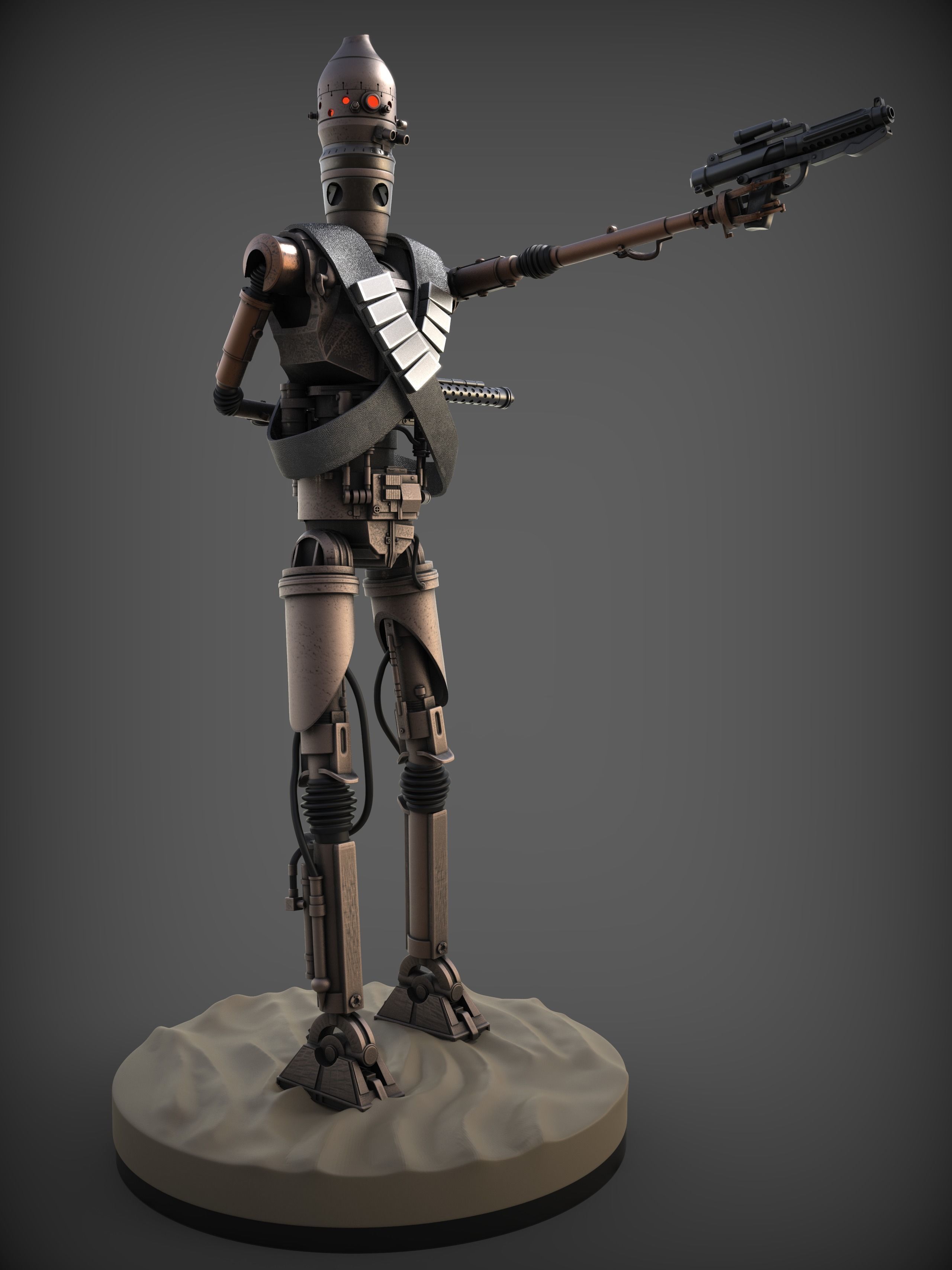 IG-11 from mandalorian 3D print model_10
