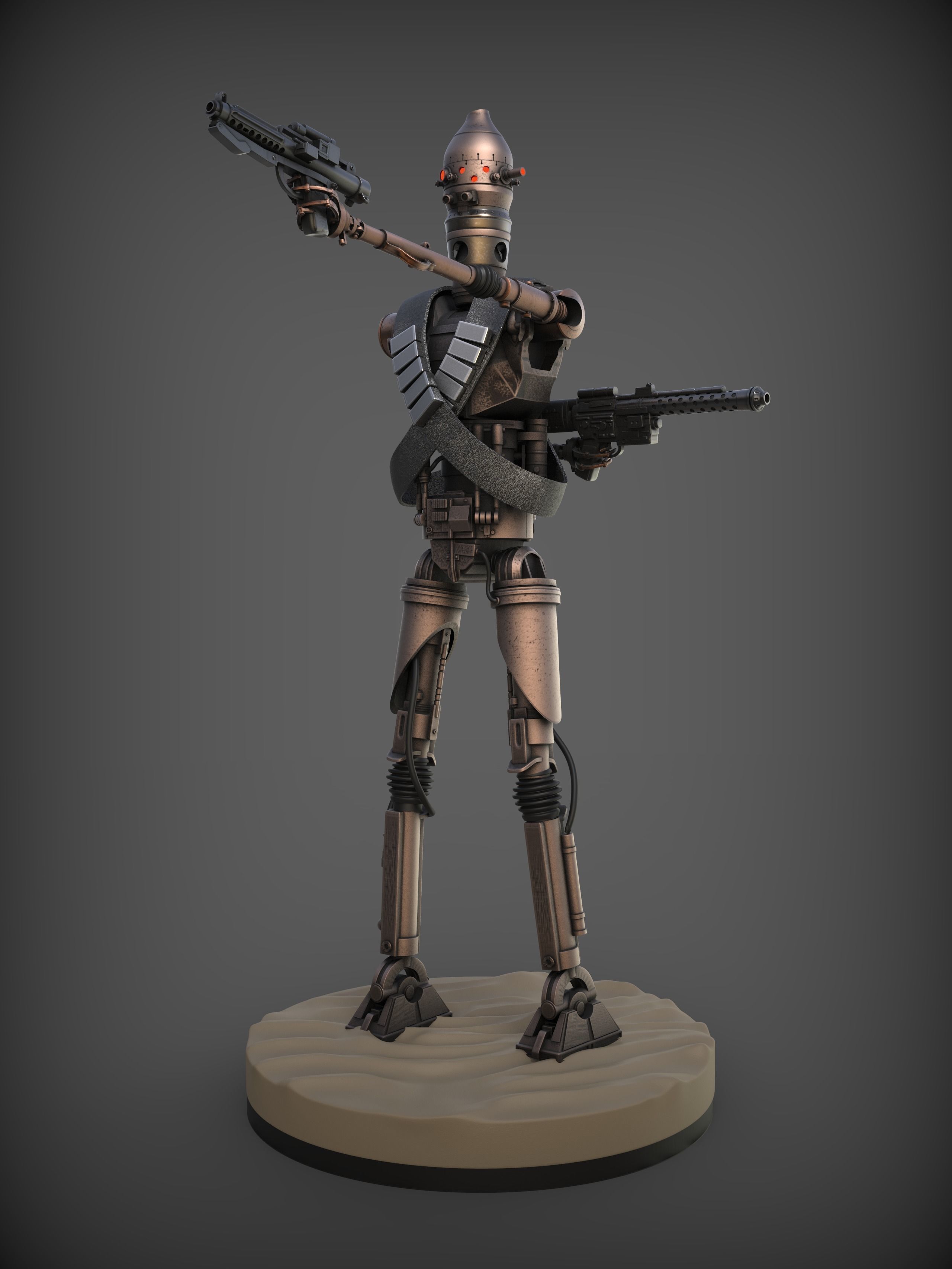 IG-11 from mandalorian 3D print model_11