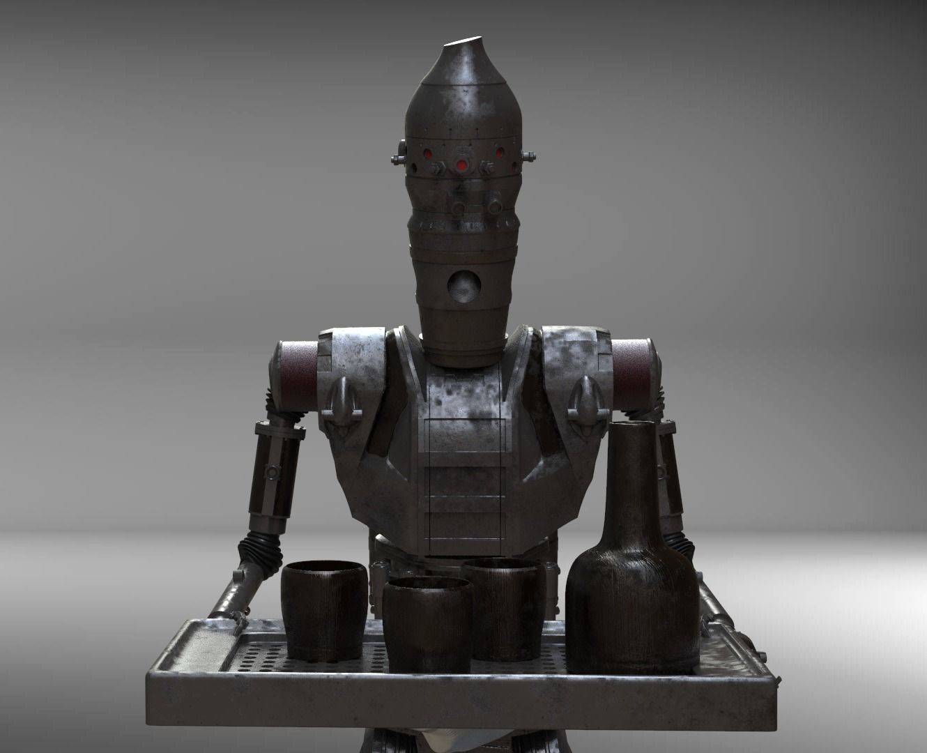 IG-11 from mandalorian 3D print model_8