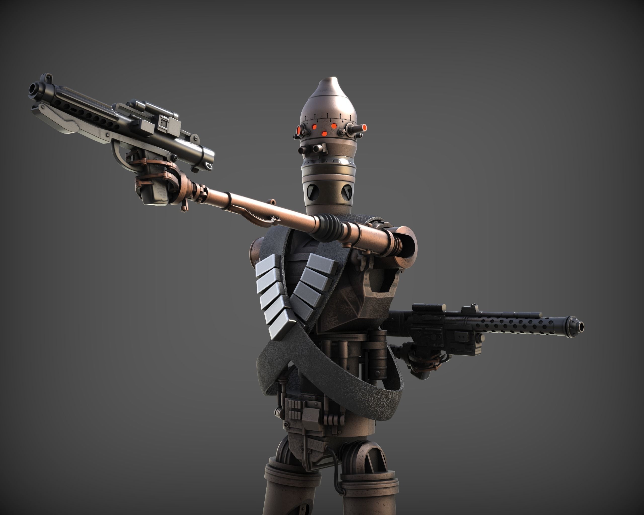 IG-11 from mandalorian 3D print model_3