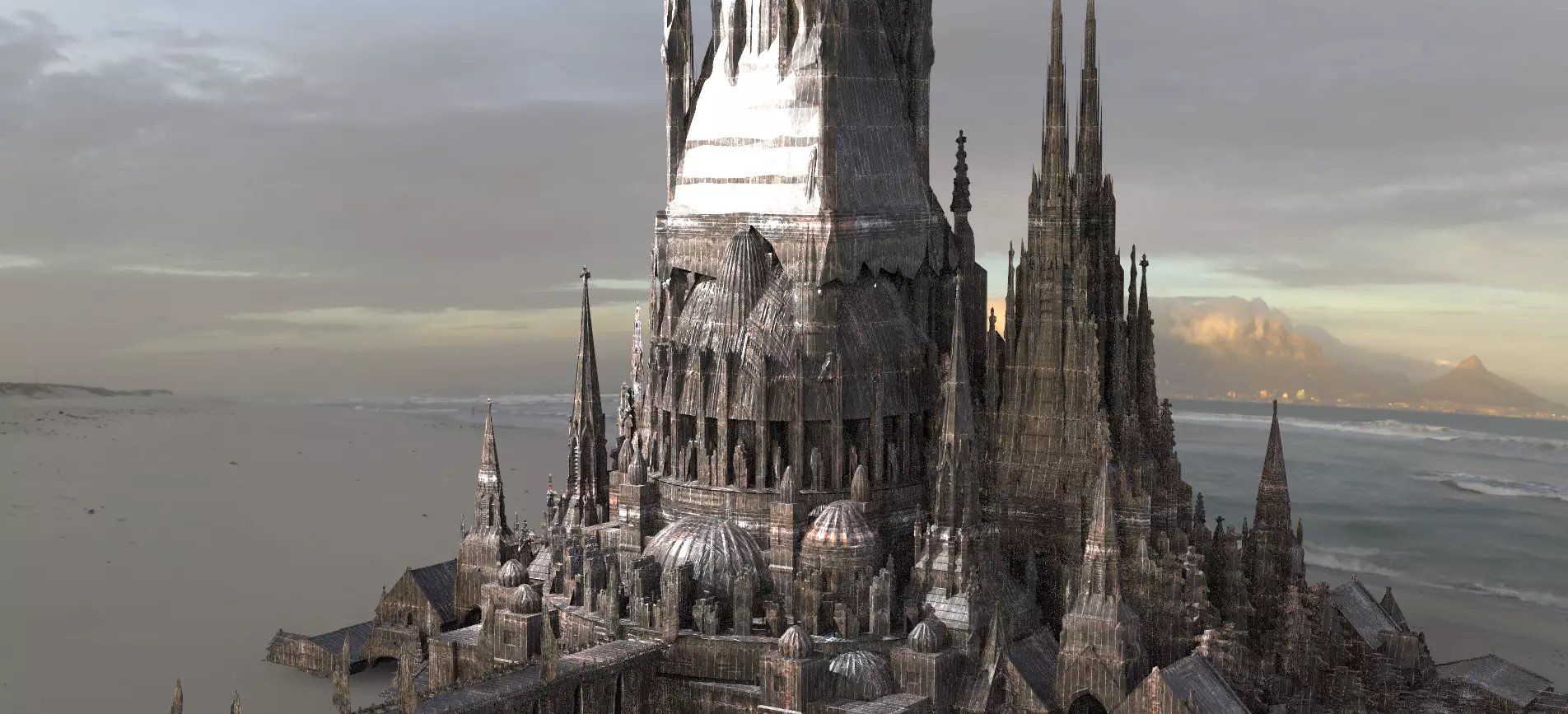 Barbarian Grand Hyborian Palace structure 3 3D model_0