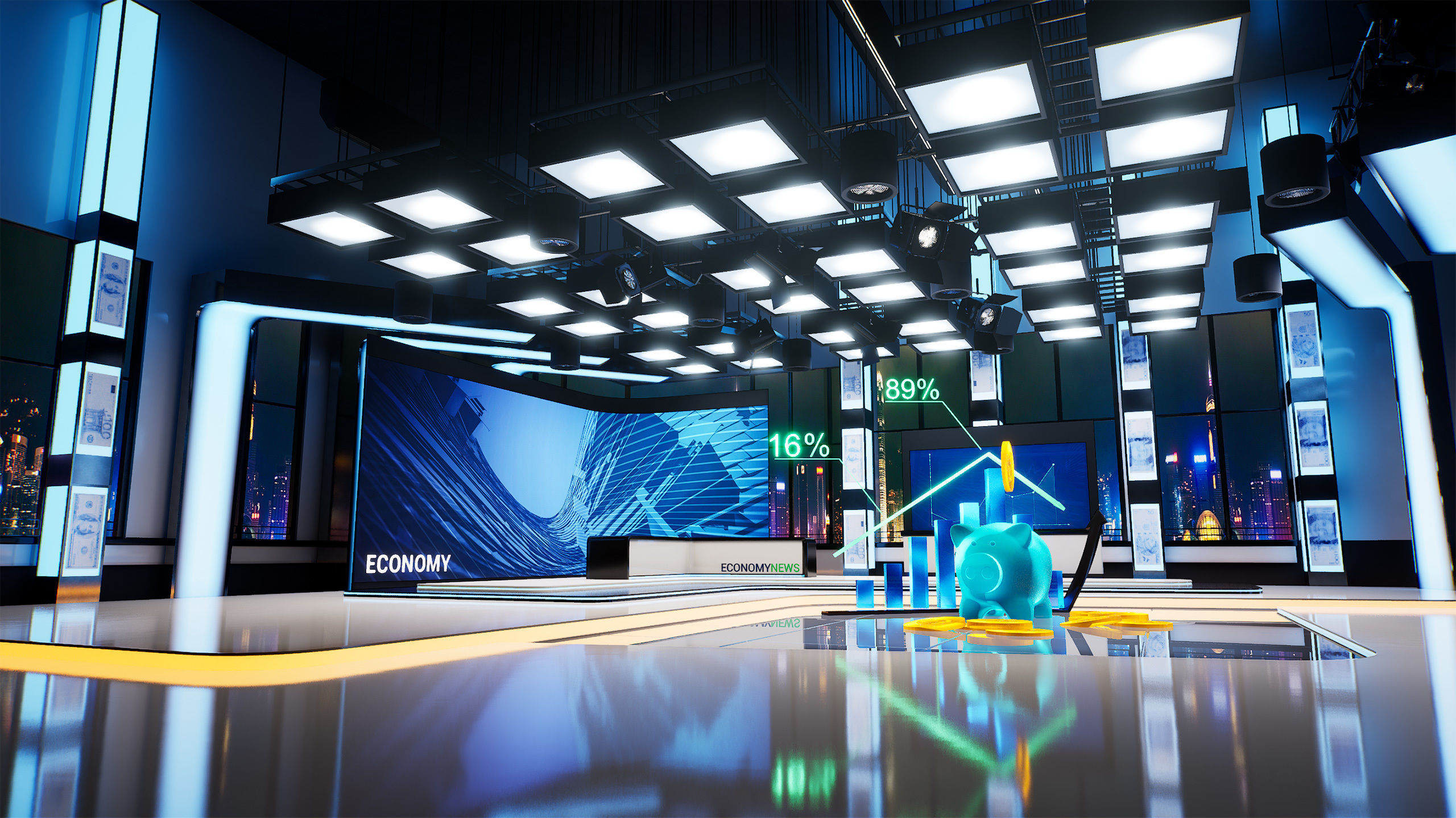 Virtual Studios vol 1 for UE 3D model_9