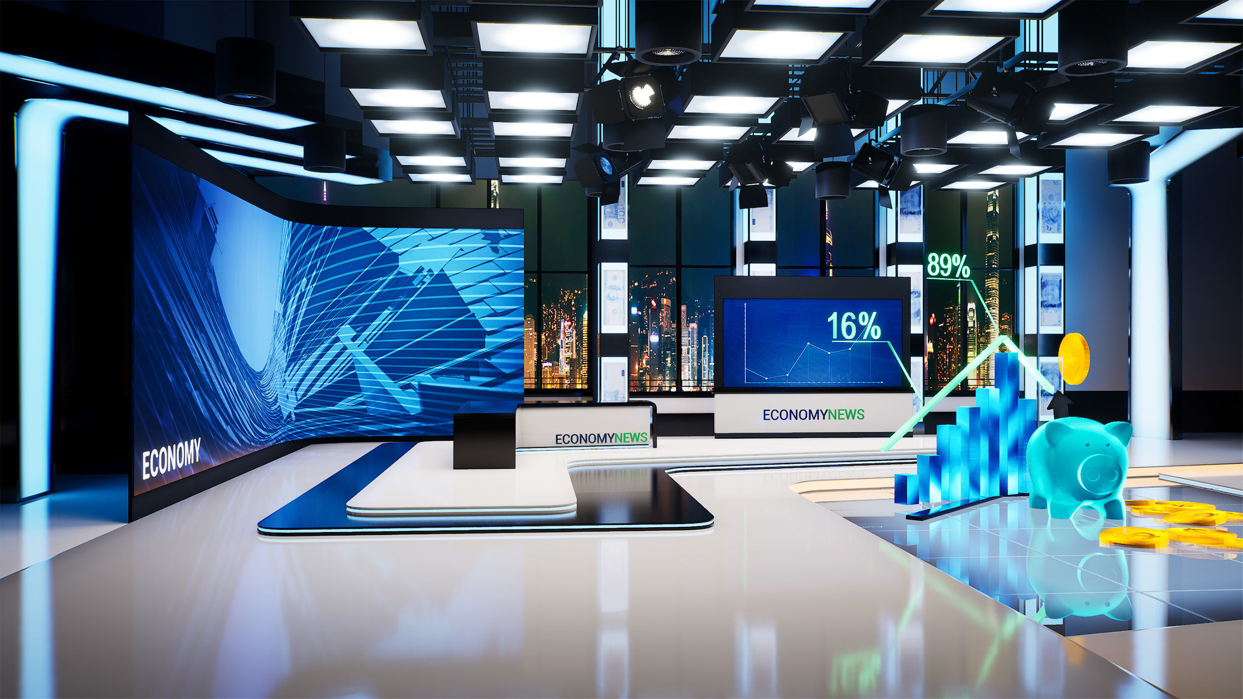 Virtual Studios vol 1 for UE 3D model_8