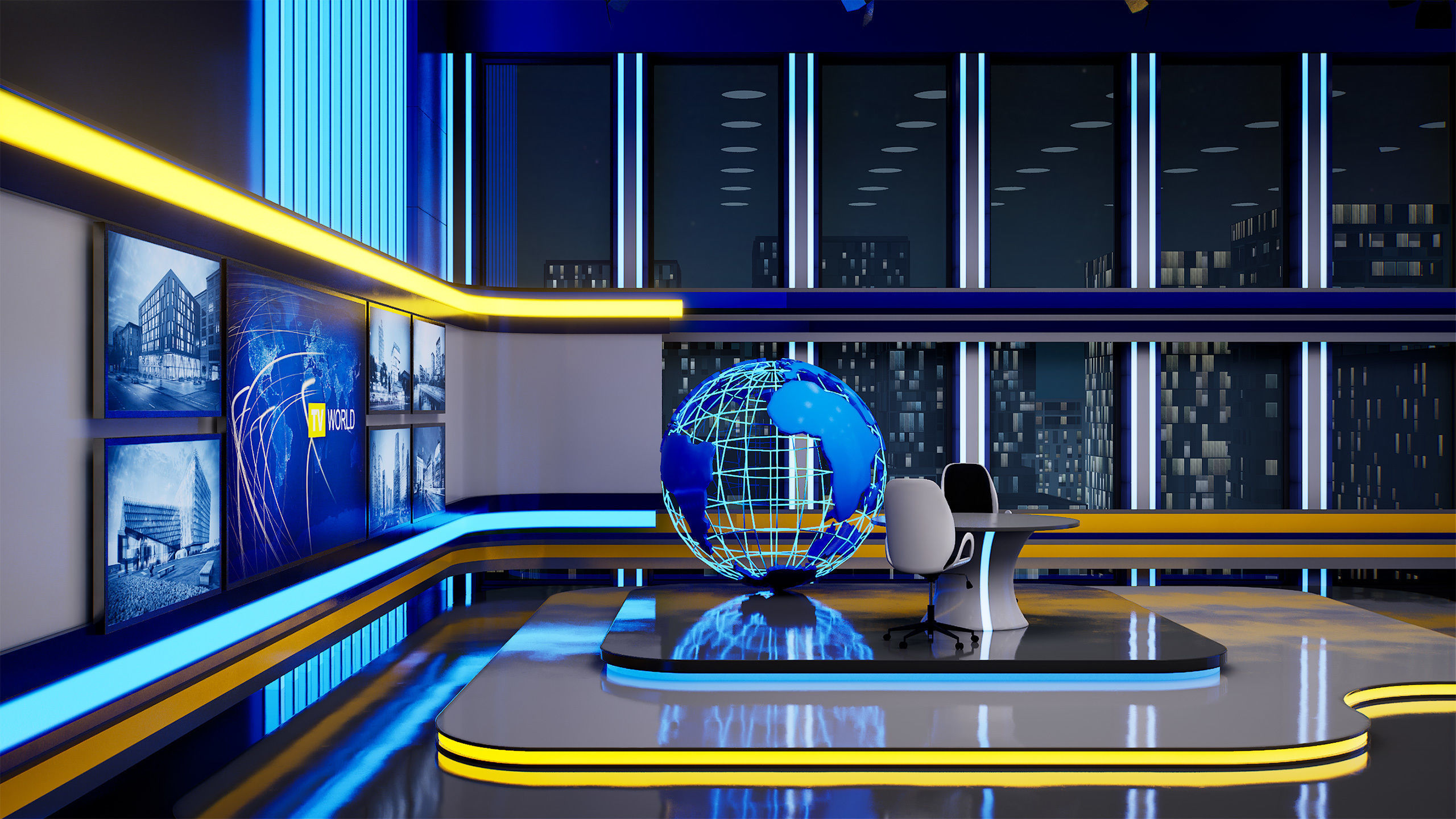 Virtual Studios vol 1 for UE 3D model_5