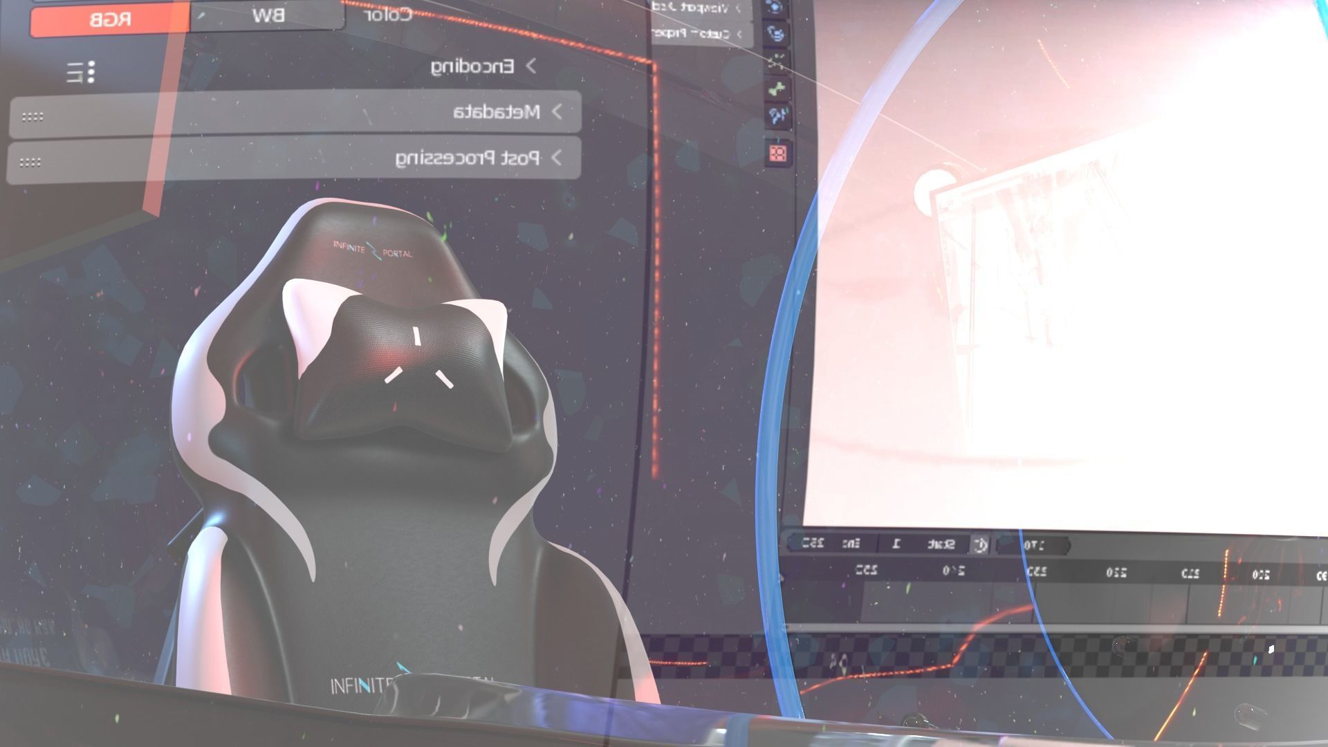 Gaming machine 3D model_3