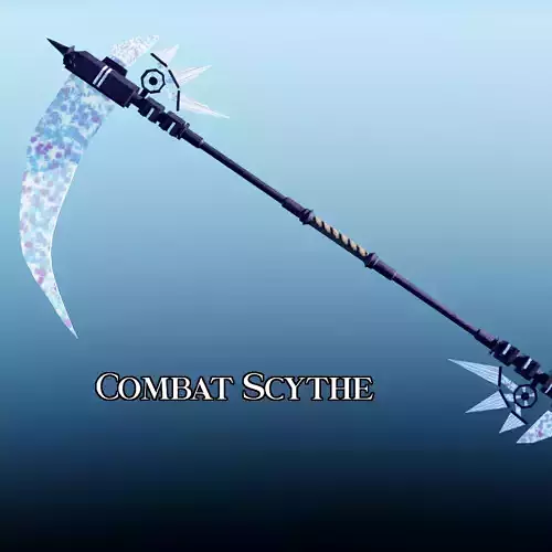 Combat Scythe Low-poly 3D model