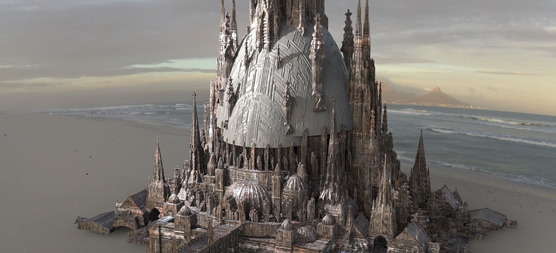 Barbarian Grand Wizards towers  3D model_1