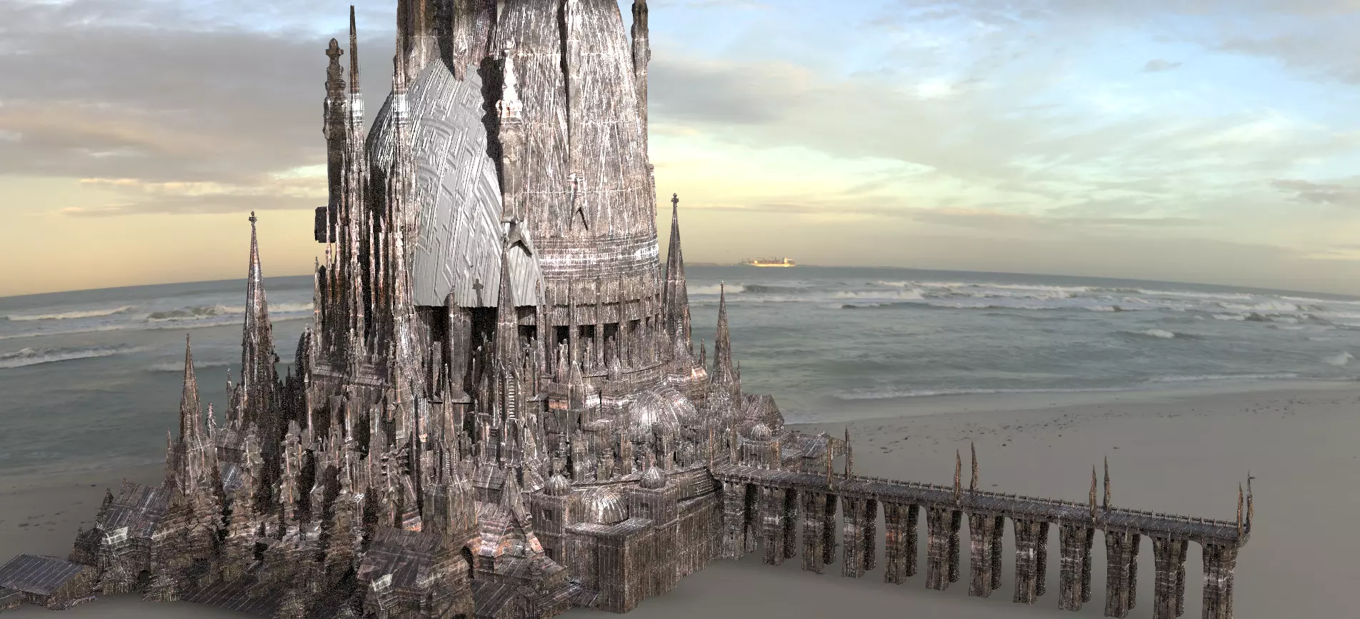 Barbarian Grand Hyborian Monolith 1  3D model_0