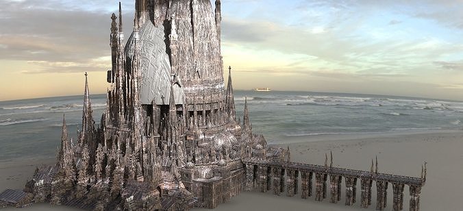 Barbarian Grand Hyborian Monolith 1  3D model
