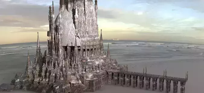 Barbarian Grand Hyborian Monolith 1  3D model