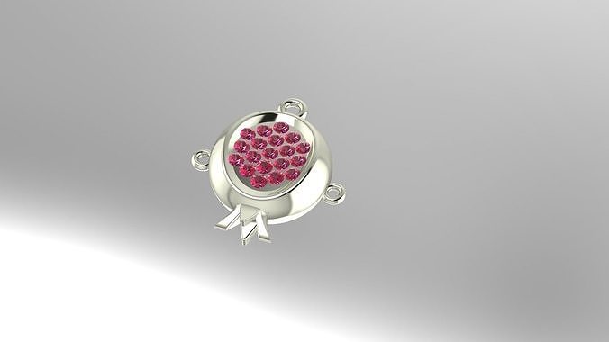 Pomegranate Pendant 3D print model