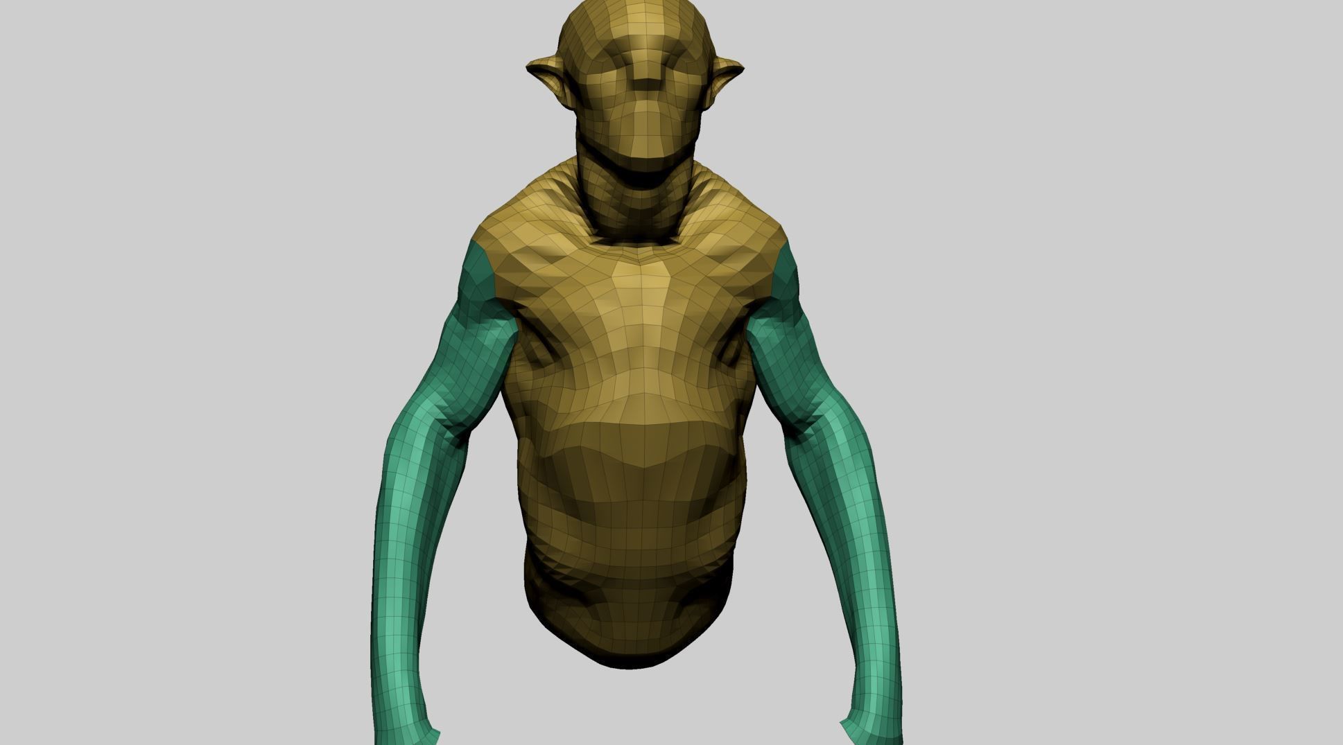 Creature Body A 3D model_13