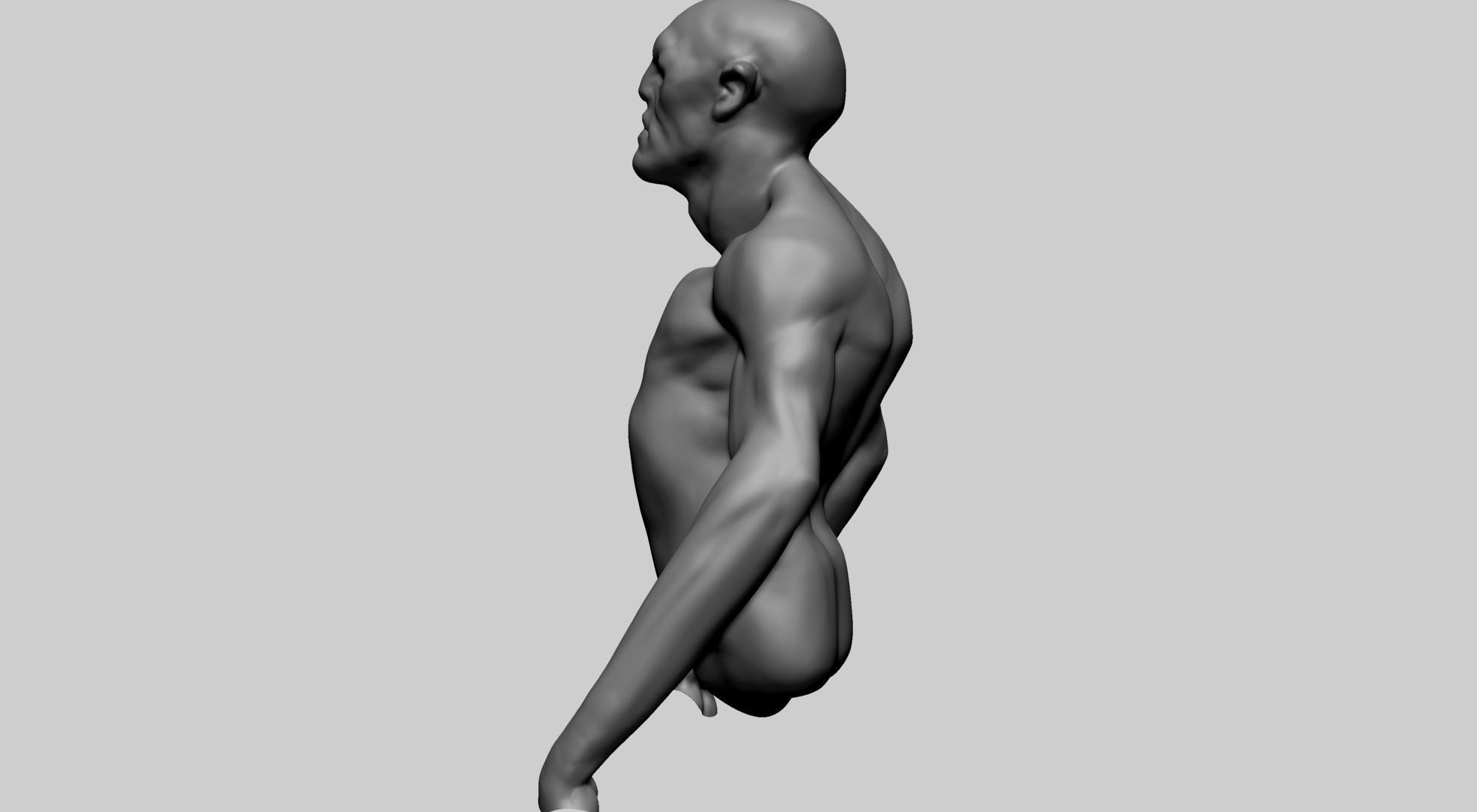 Creature Body A 3D model_6