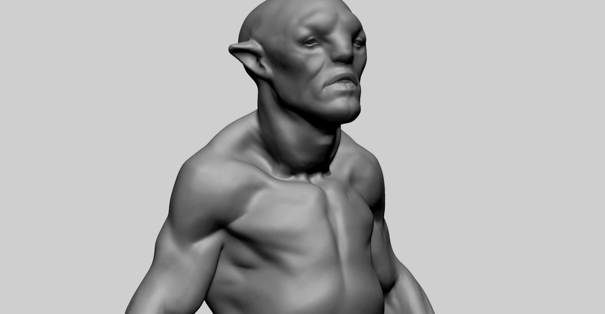 Creature Body A 3D model_9