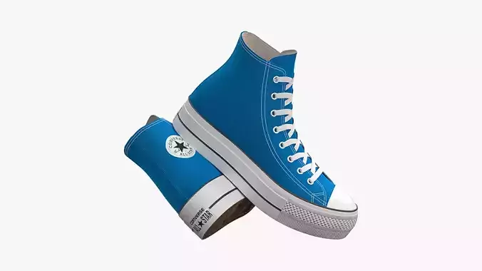 Chuck Taylor All Star Lift Platform High Top Blue