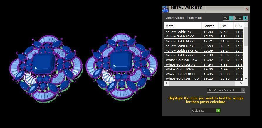 Earrings 3D print model_7
