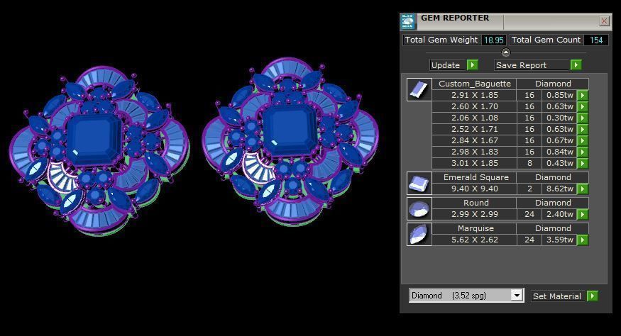 Earrings 3D print model_6