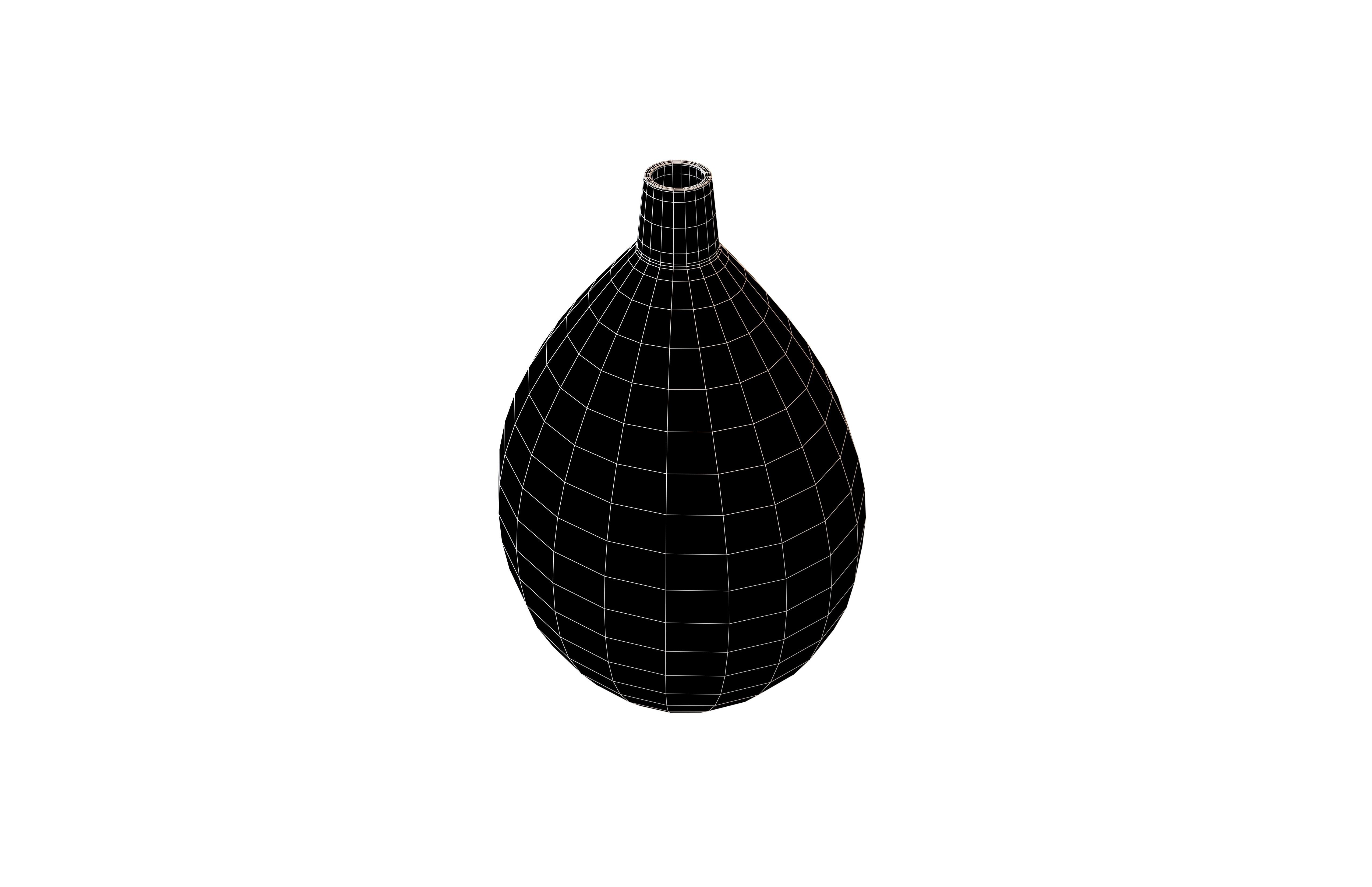 Vase v1 003 Low-poly 3D model_5