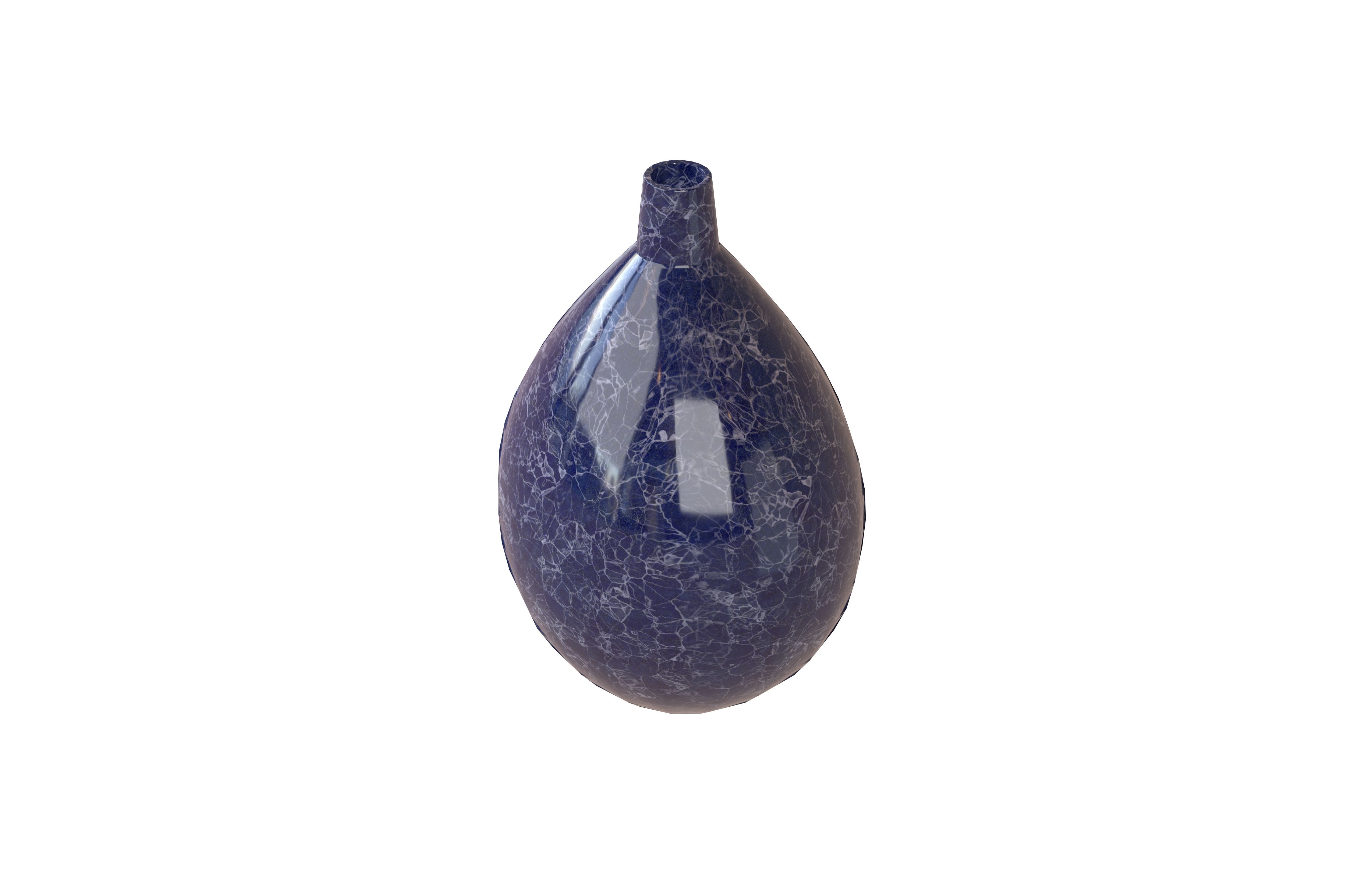 Vase v1 003 Low-poly 3D model_3