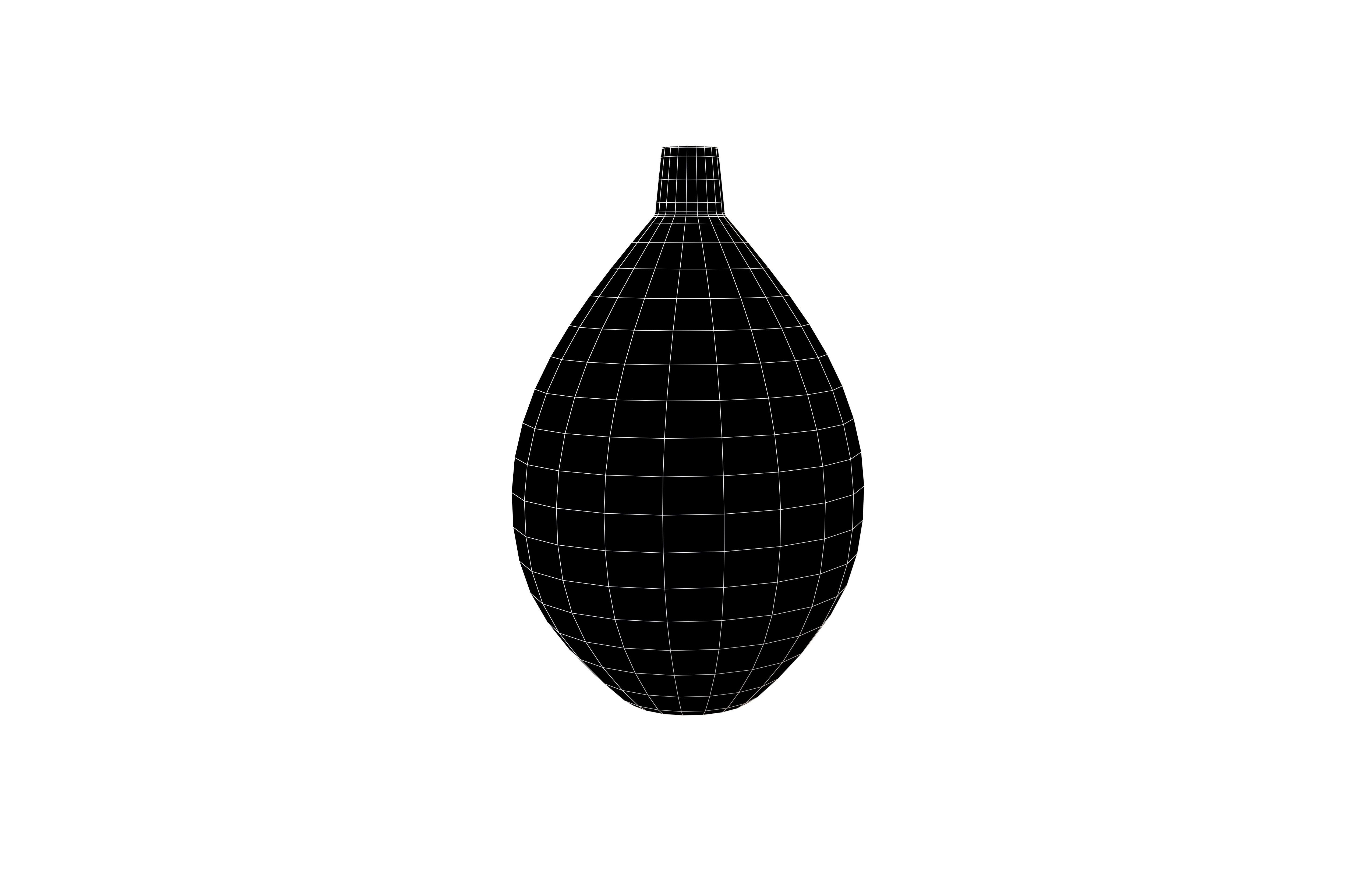 Vase v1 003 Low-poly 3D model_4