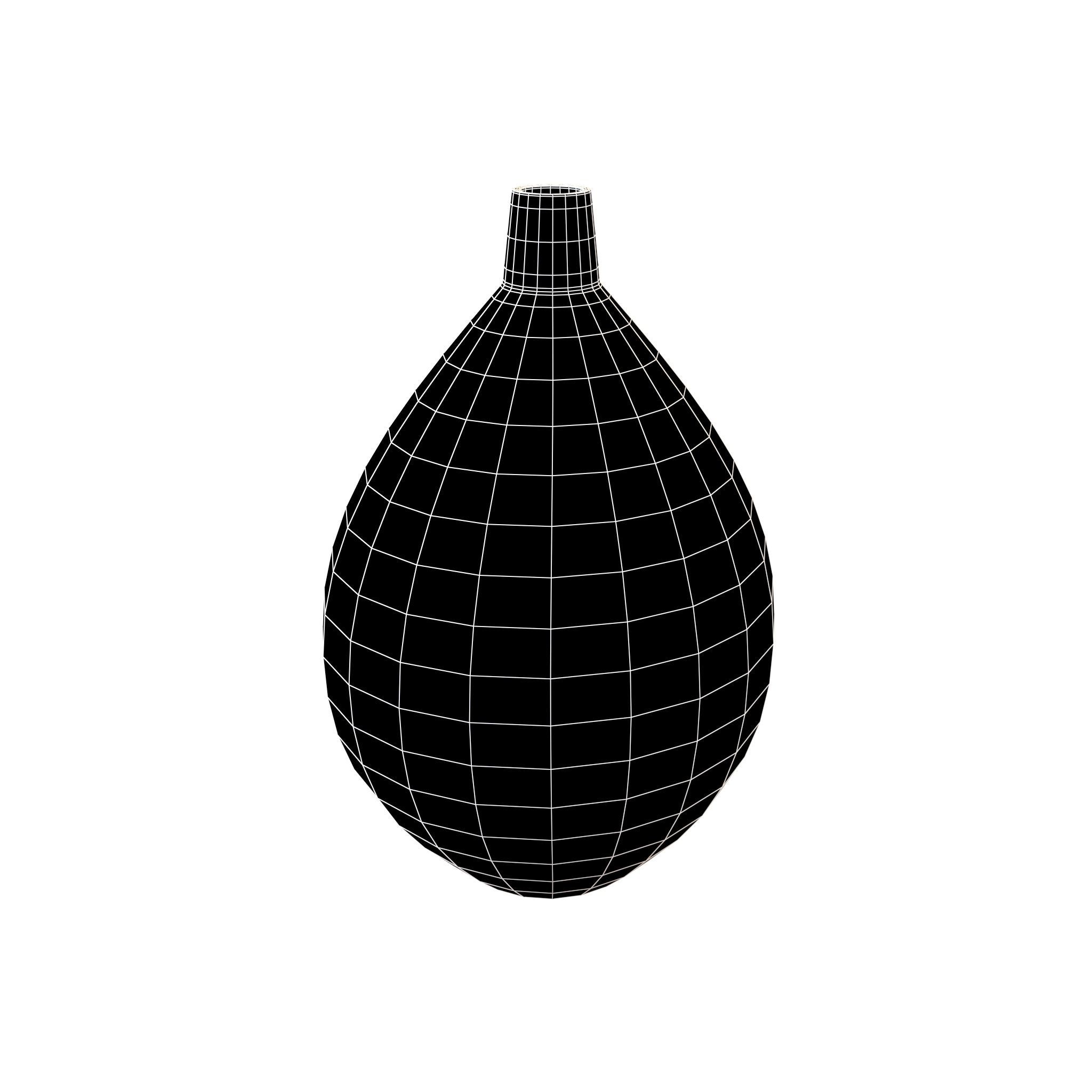 Vase v1 003 Low-poly 3D model_7