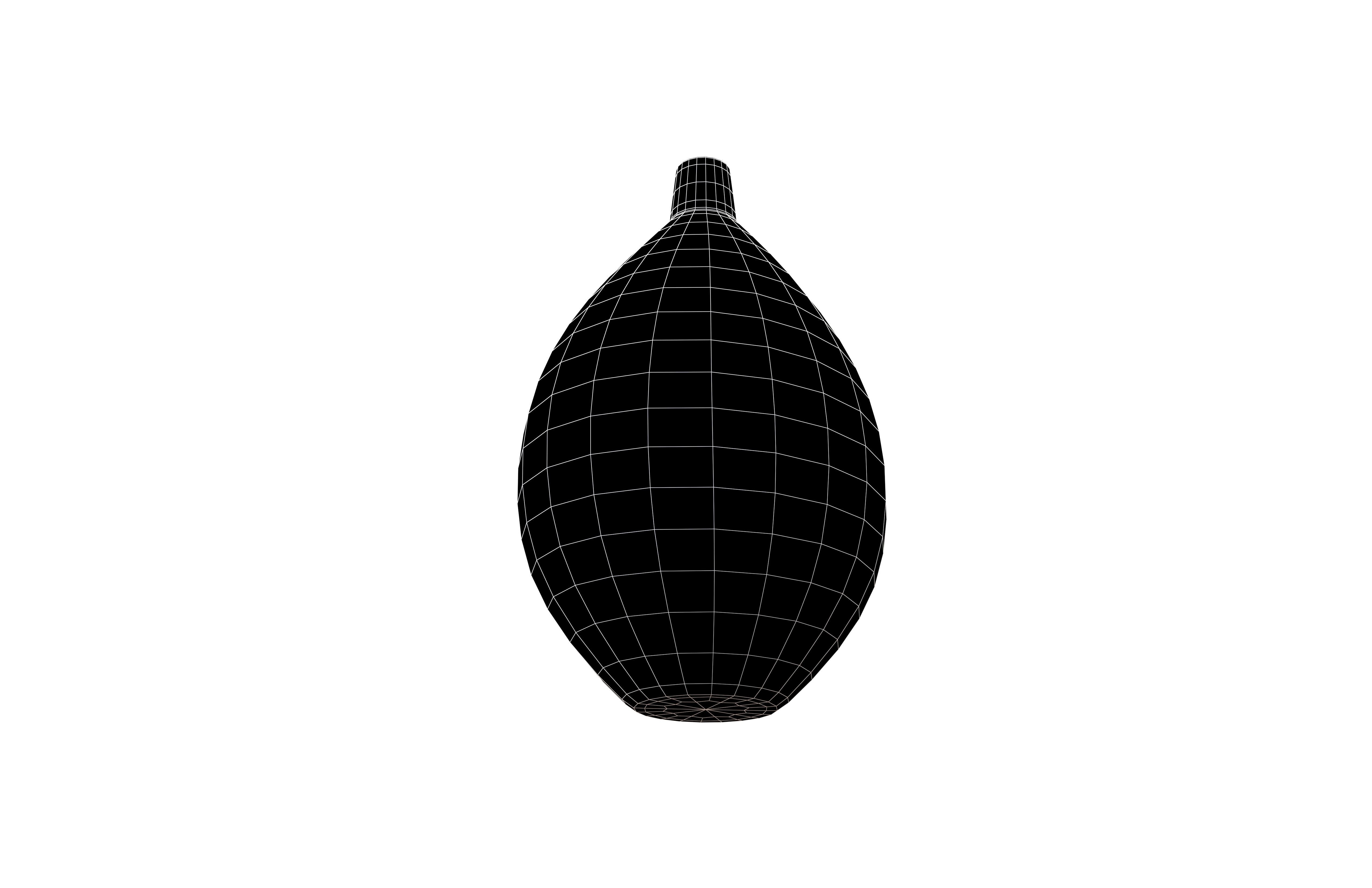 Vase v1 003 Low-poly 3D model_6