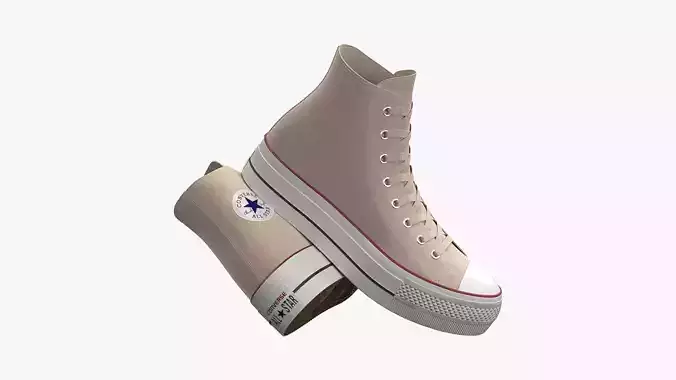 Chuck Taylor All Star Lift Platform High Top Cream