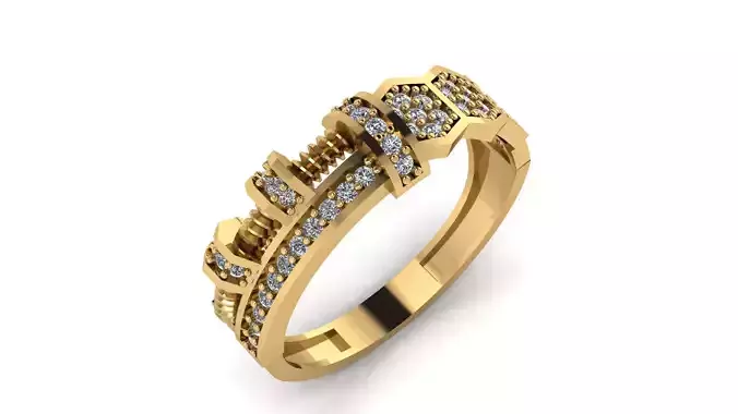 wedding Ring cocktail gemstone printable collection B 017