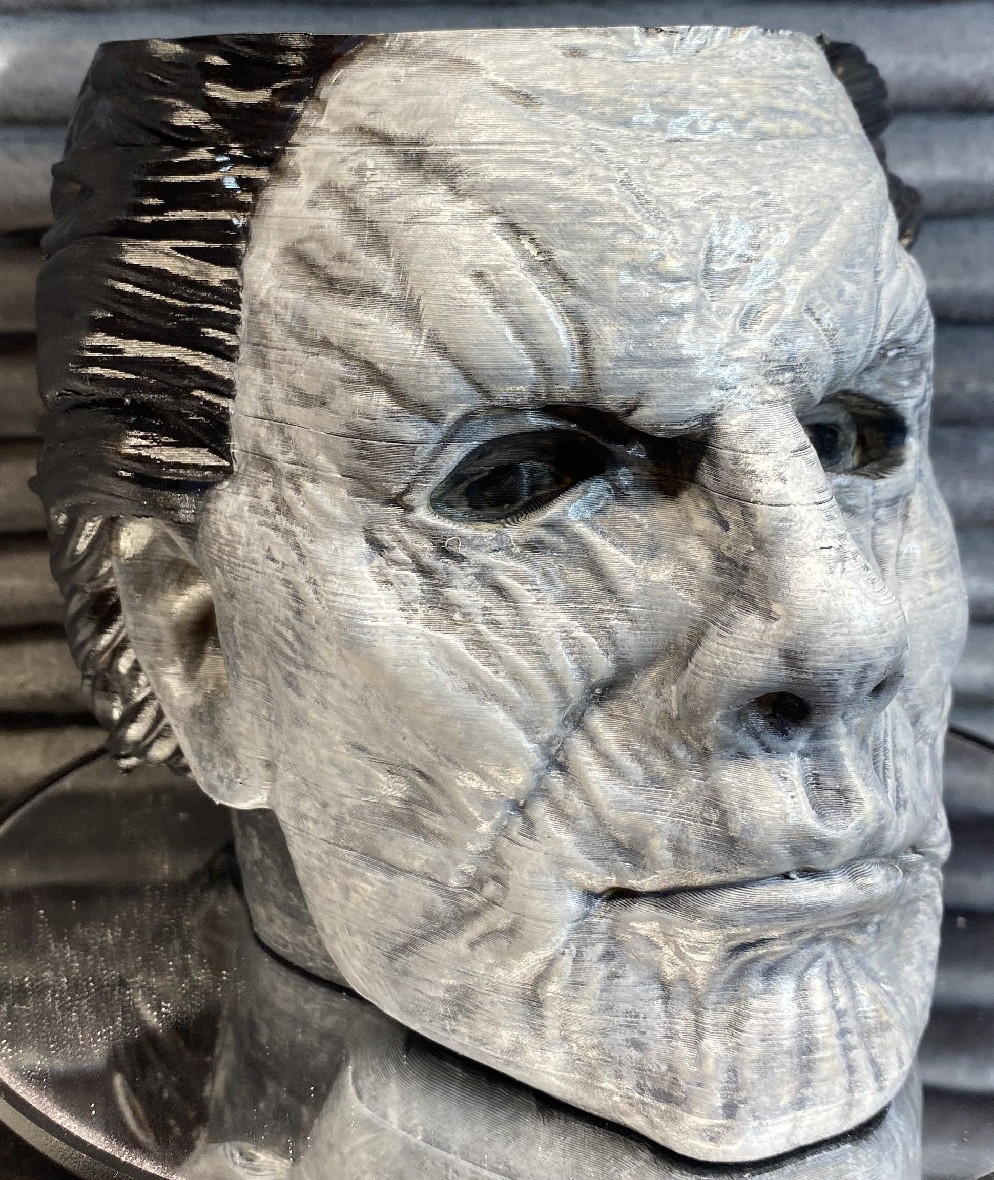 HALLOWEEN MICHAEL MYERS PLANTER 3D print model_1