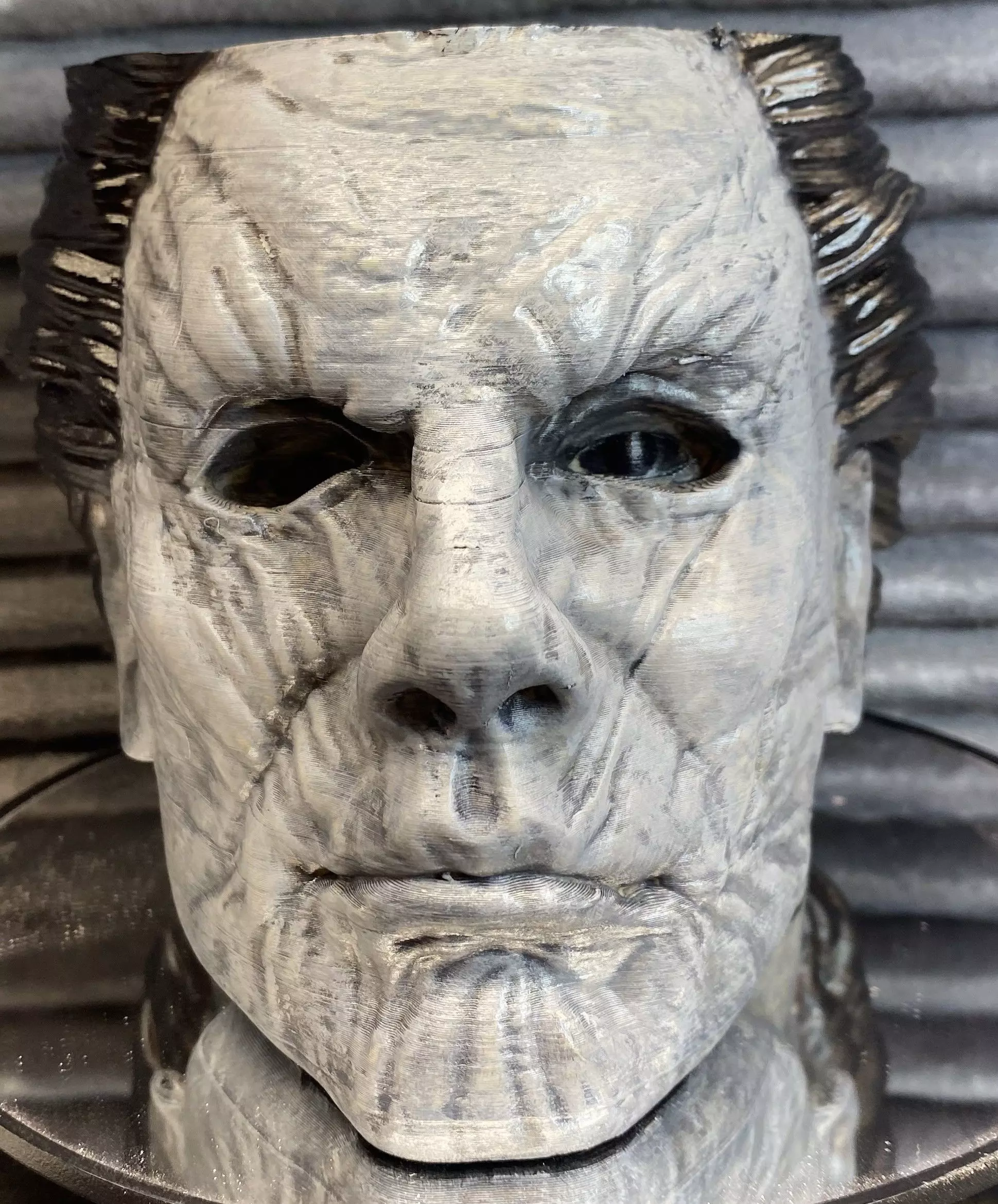 HALLOWEEN MICHAEL MYERS PLANTER 3D print model_0
